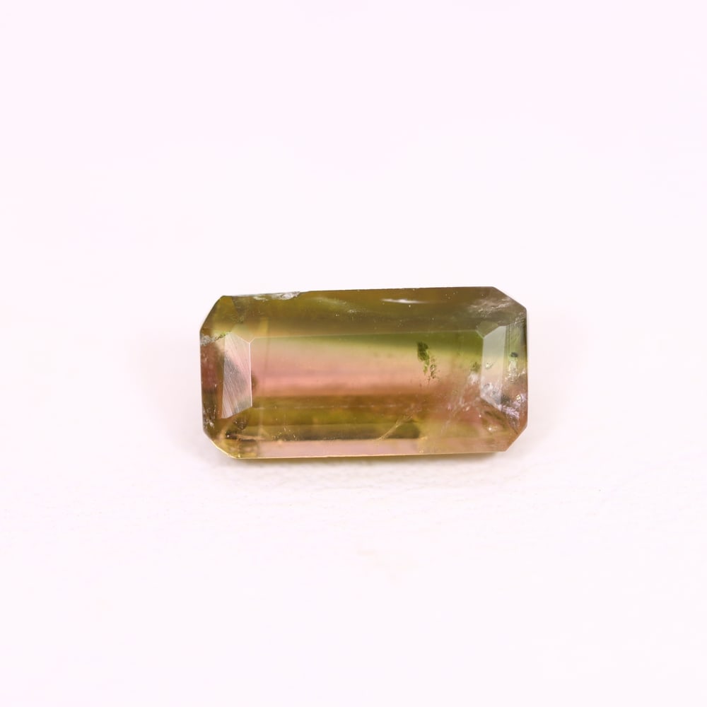 *1.94Ct Natural Watermelon Tourmaline - Bi-Colour Faceted Cut, 131C: ThousandPlanet Auction Subject: Natural Tourmaline Origin: Africa Carat Weight: 1.94 Ct Dimension: 10.5x5.3x3.7 mm Type: Faceted, Polished