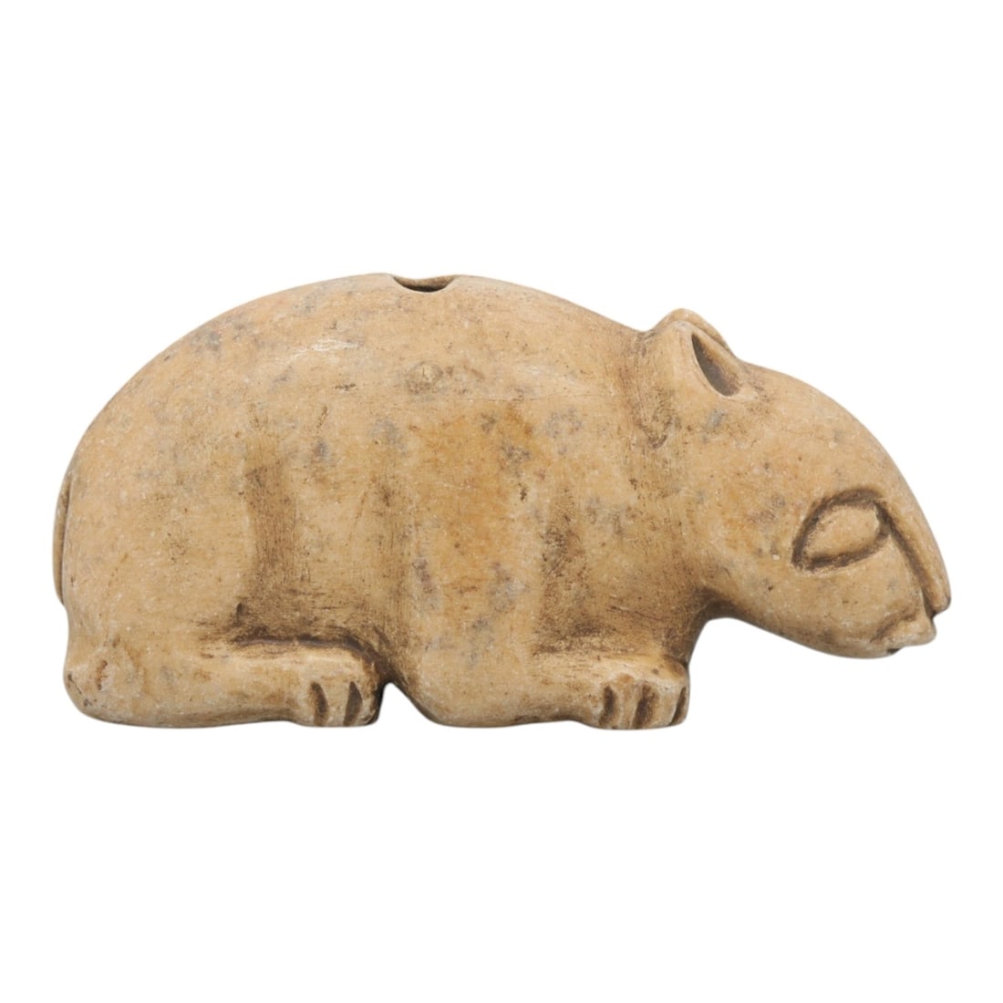 Ancient Stone Rodent Amulet - Near Eastern Zoomorphic Figurine, 14WJ (1 of 2)