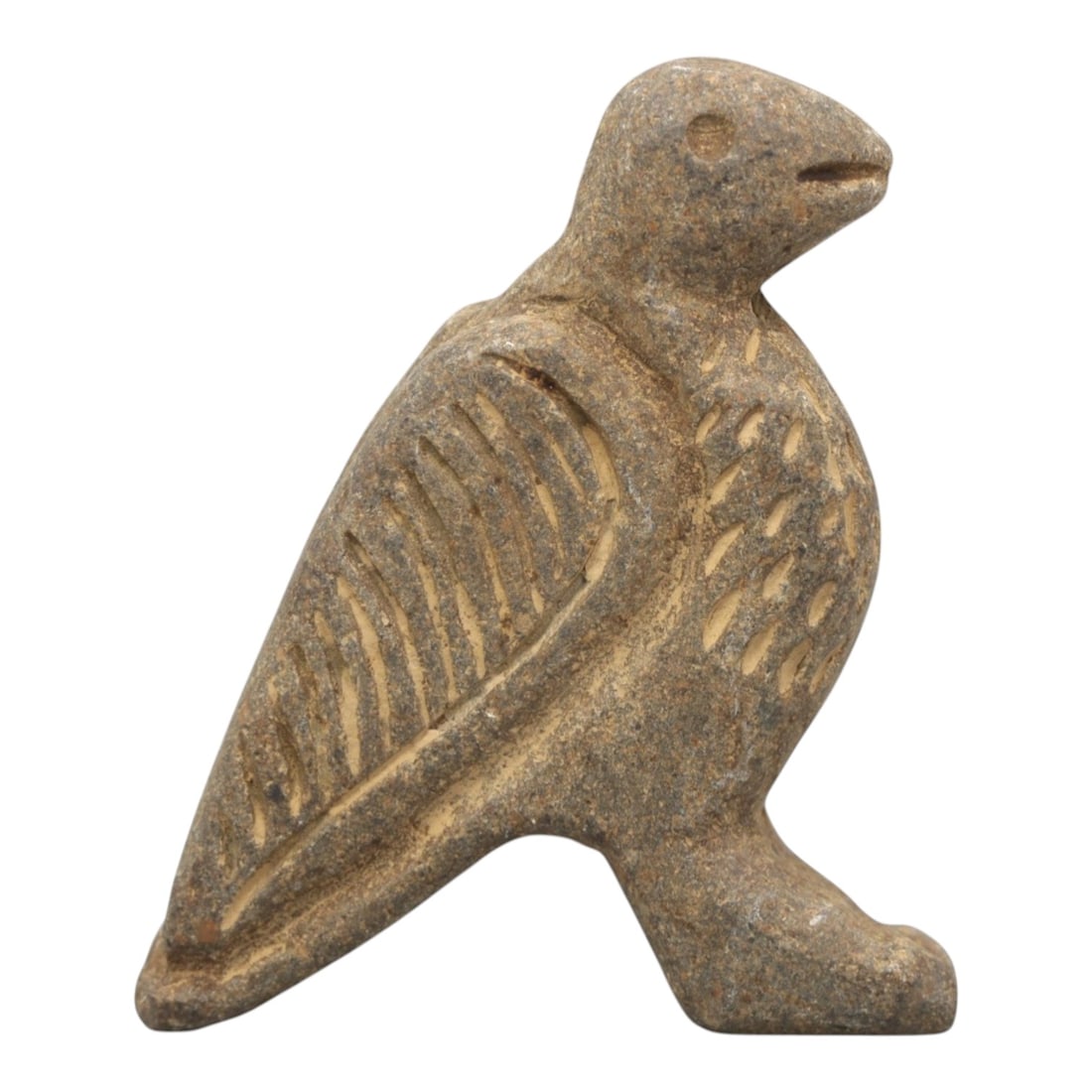 Ancient Stone Vulture Effigy Amulet - Near Eastern Zoomorphic Protective Figurine, 21ZR (1 of 2)