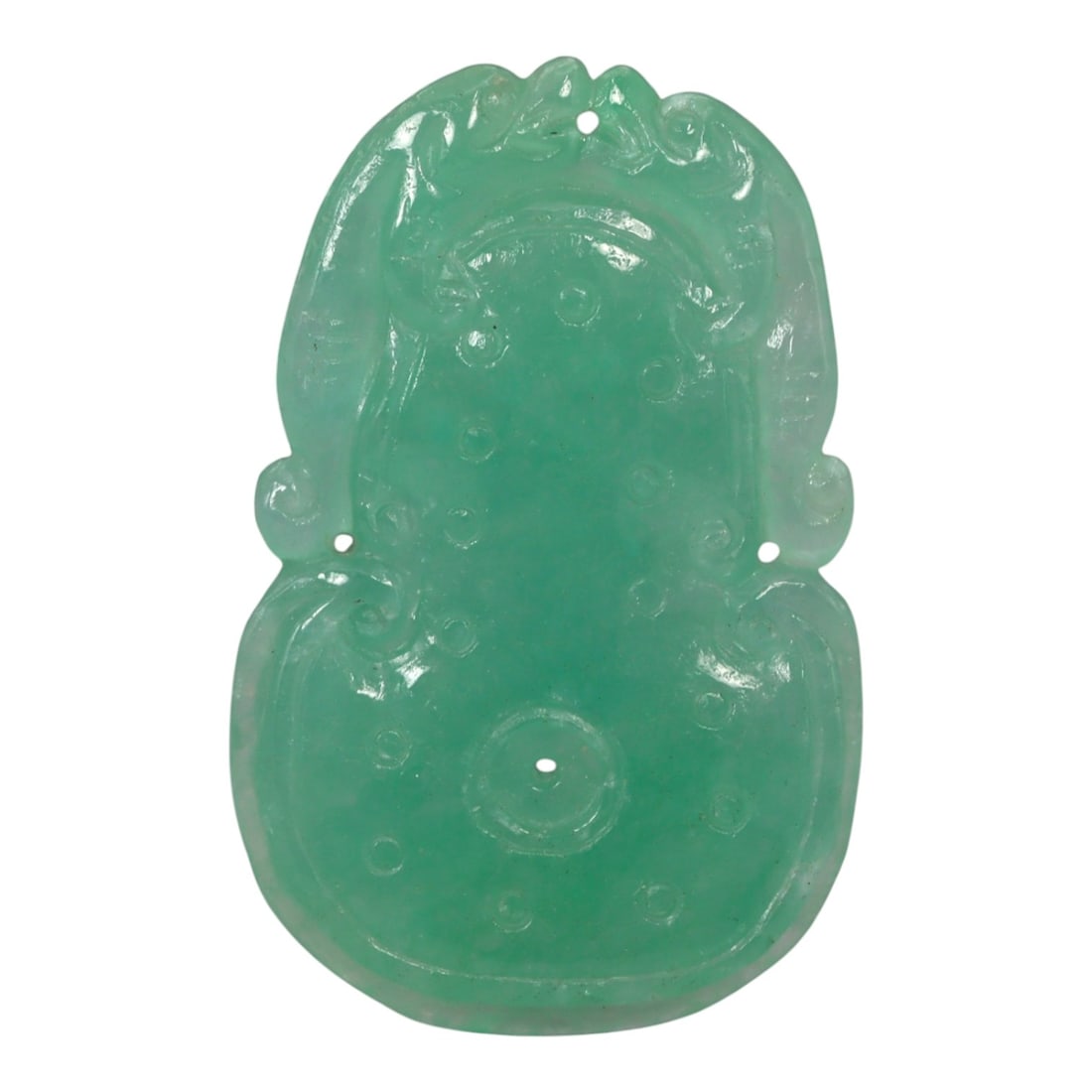 A Chinese Jadeite Jade Pendant, 20th Century, 53FC (1 of 2)