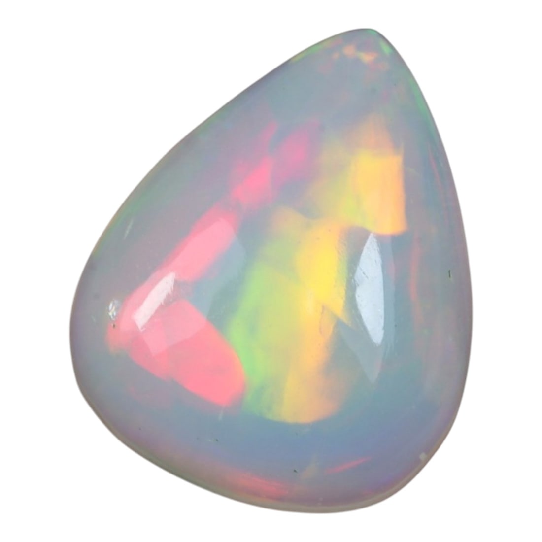 2.46 Carats Neon Play-of-Color Ethiopian Welo Opal - Natural Loose Gemstone, 48BH (1 of 2)