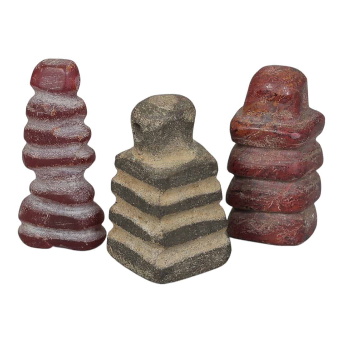 Lot of 3 Ancient Egyptian Stone Amulets, Late Period to Ptolemaic Period, 45AE (1 of 1)