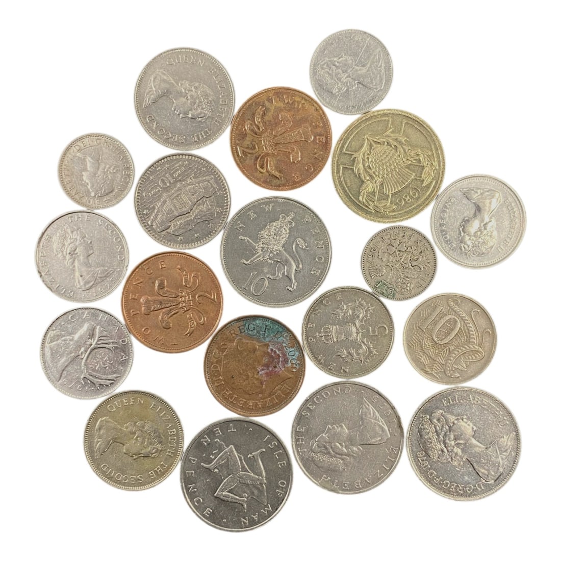 BRITISH ISLES: Royal & Regional Heritage - Mixed Coin Bulk Lot, 13V (1 of 1)