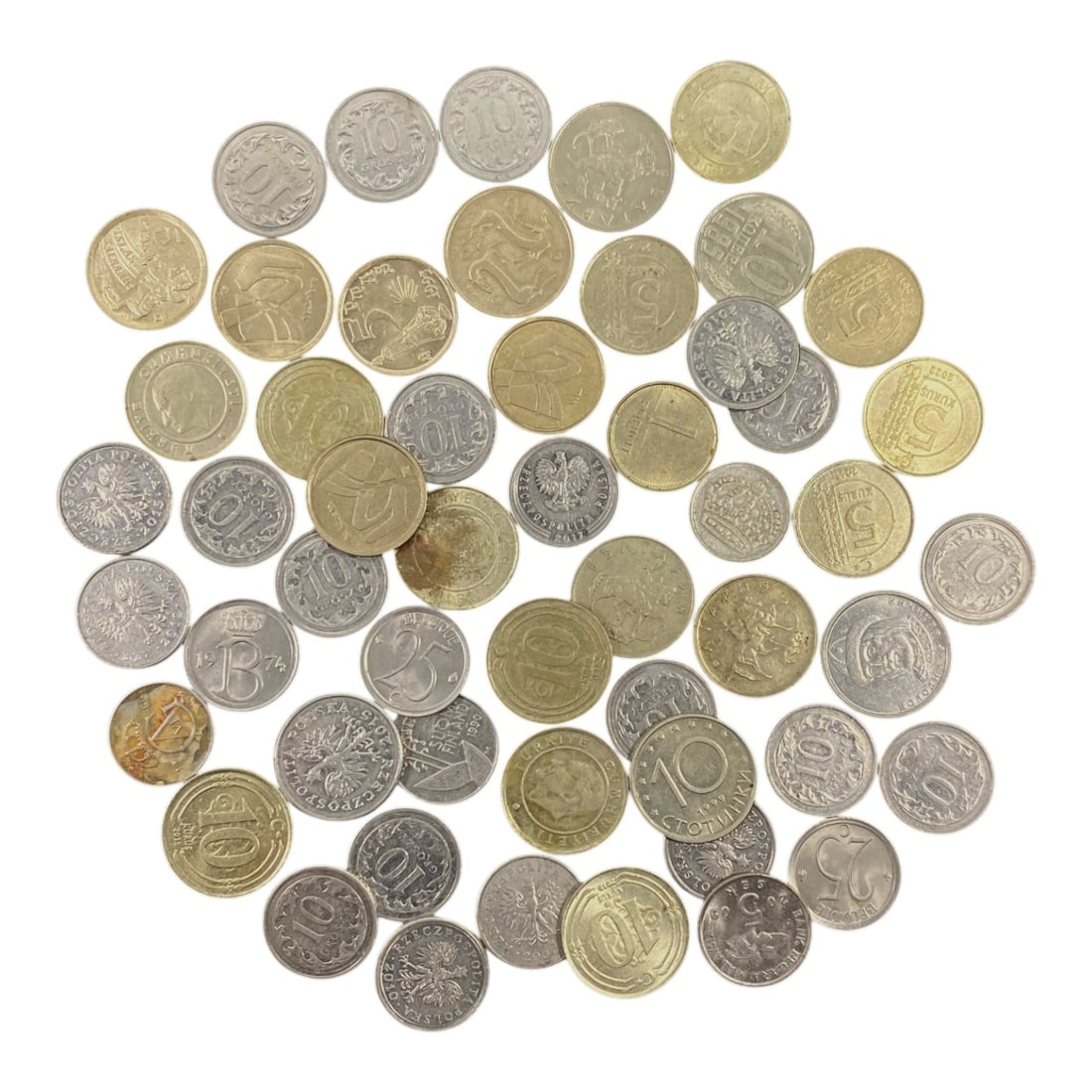 CENTRAL EUROPE: Post-Communist Transition - Mixed Coin Bulk Lot, 25V (1 of 1)