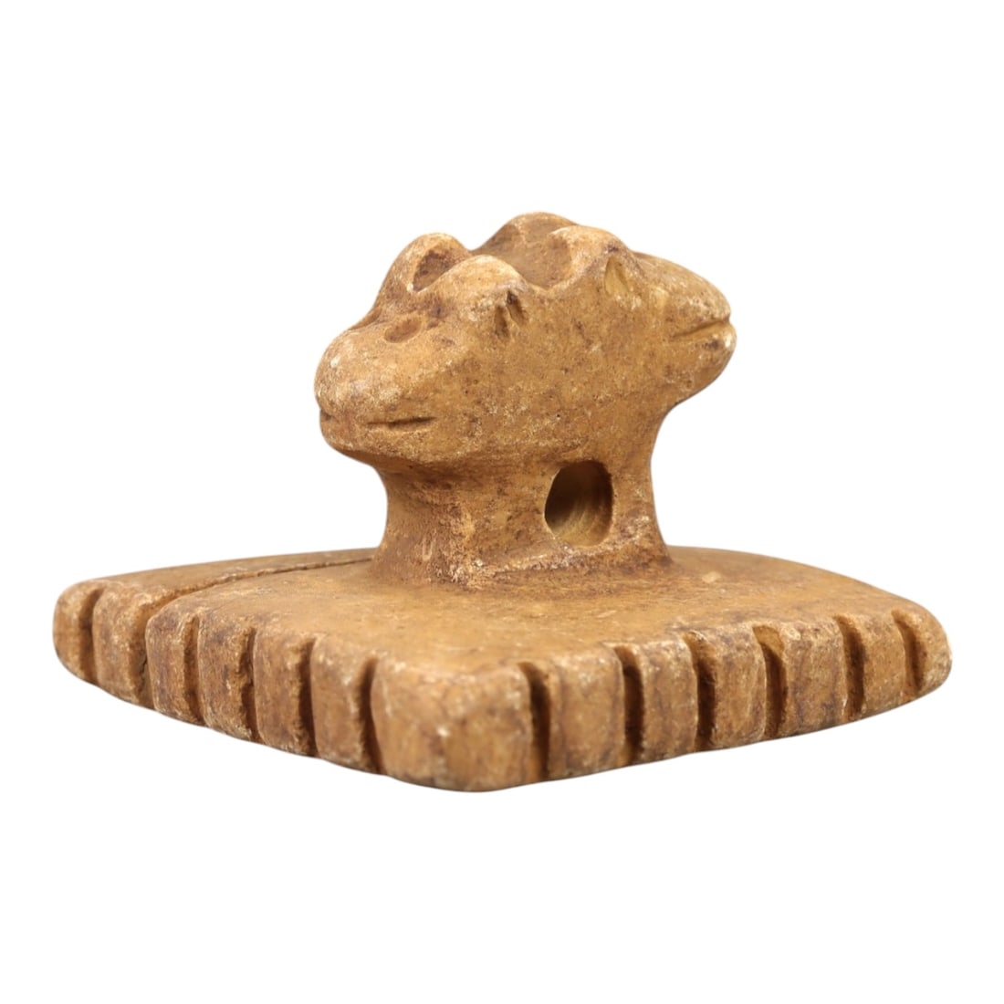 Ancient Stone Stamp Seal - Near Eastern Figurine, 78AL (1 of 2)