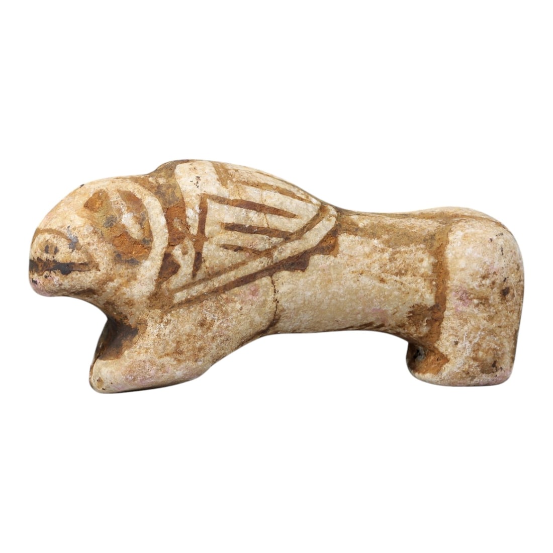 Ancient Stone Feline Figurine - Near Eastern Animal Amulet, 68BF (1 of 2)