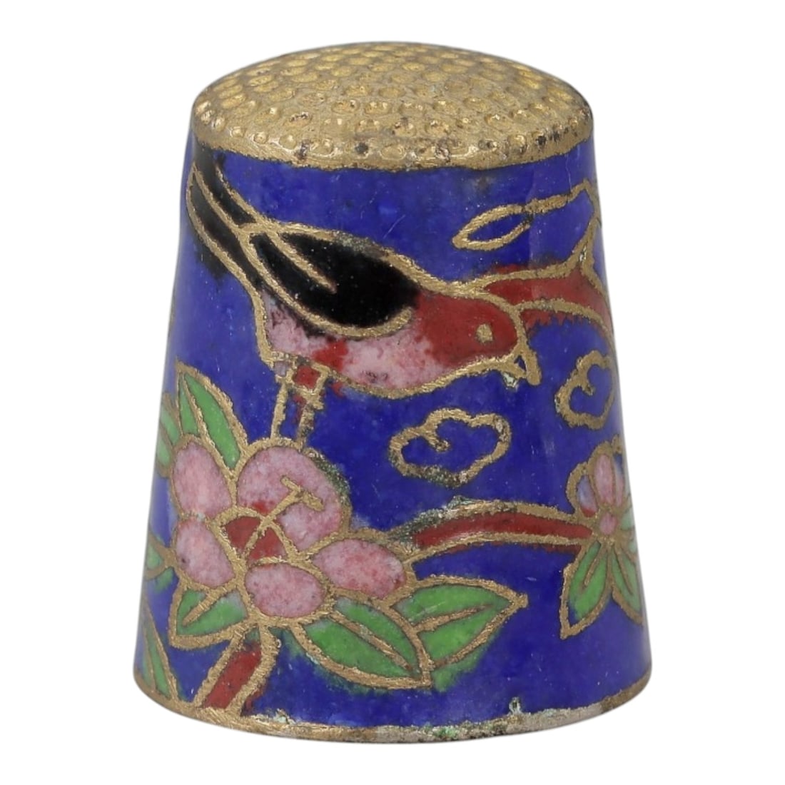 A Chinese Cloisonne Enamel Thimble, 20th Century, 12FH (1 of 3)