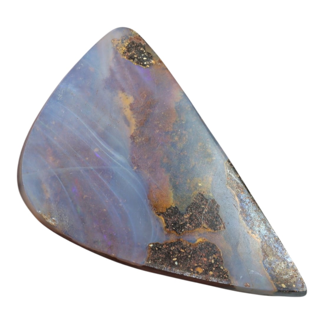 14.83ct Boulder Opal Cabochon - Soft Pastel Play-of-Color Specimen, 44XM (1 of 2)