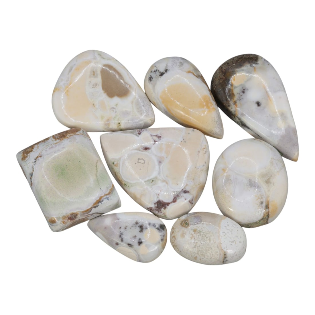 439.27 Carats Snake Jasper Cabochon Parcel (8 Pieces), 63WC (1 of 1)