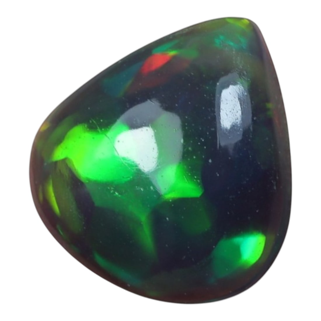 0.88 Carats Ethiopian Welo Black Opal Freeform Cabochon - Natural Loose Gemstone, 83XB (1 of 2)