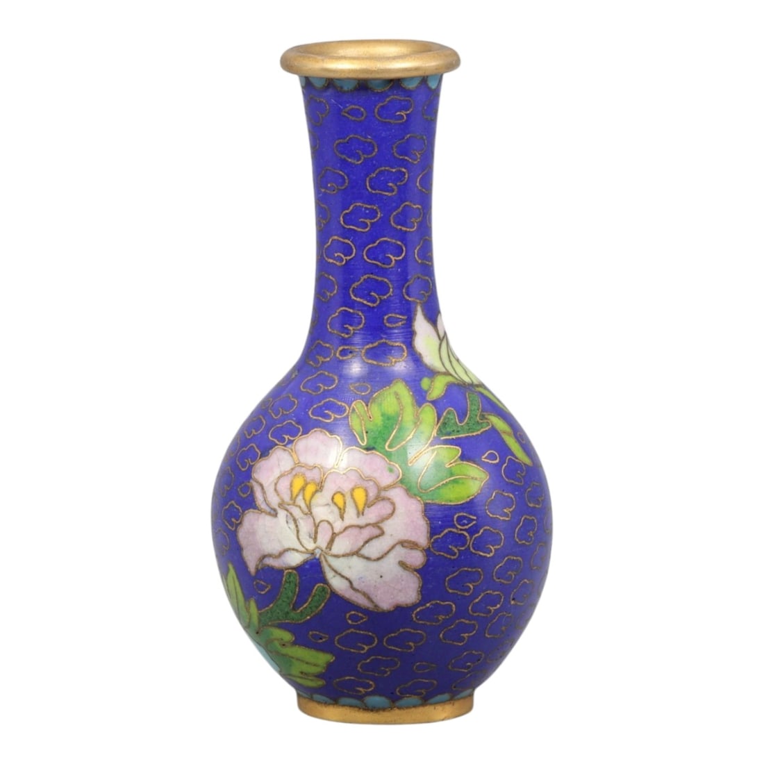 A Chinese Cloisonne Enamel Vase, 20th Century, 82YC (1 of 2)
