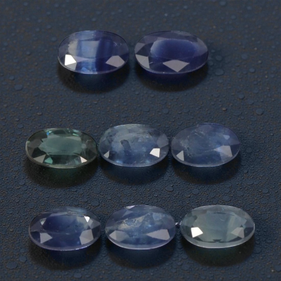 2.80 Carats Natural Multicolor Australian Sapphire Parcel - 8pcs Heated Only, 16YE (1 of 1)