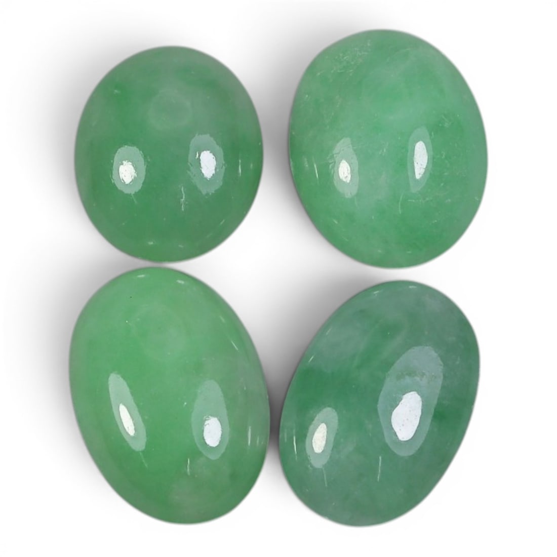 23.2 Carats Natural Type A Burmese Jadeite Cabochon Lot, 93AJ (1 of 1)