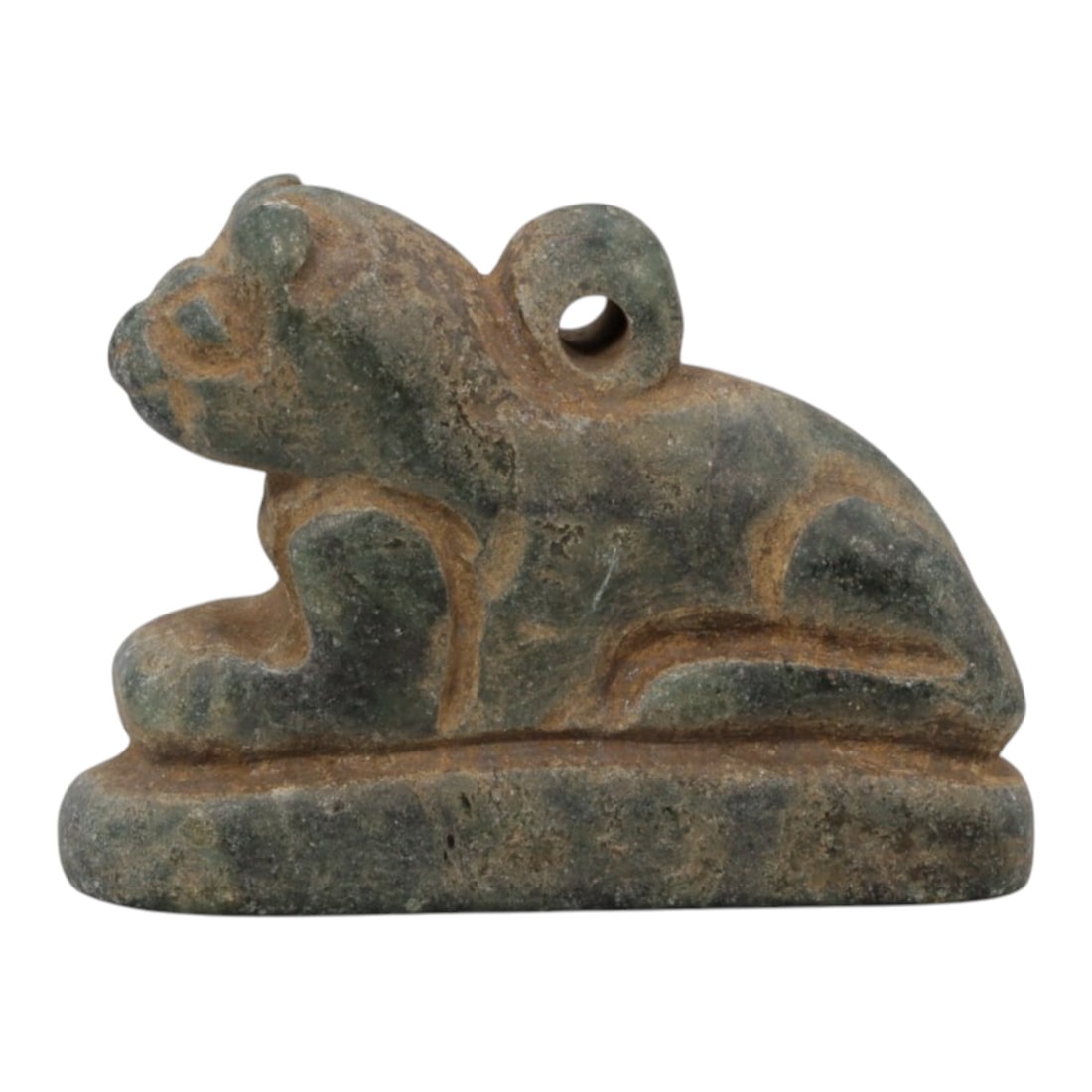 Ancient Near Eastern Style Stone Recumbent Feline Amulet, 82WM (1 of 2)