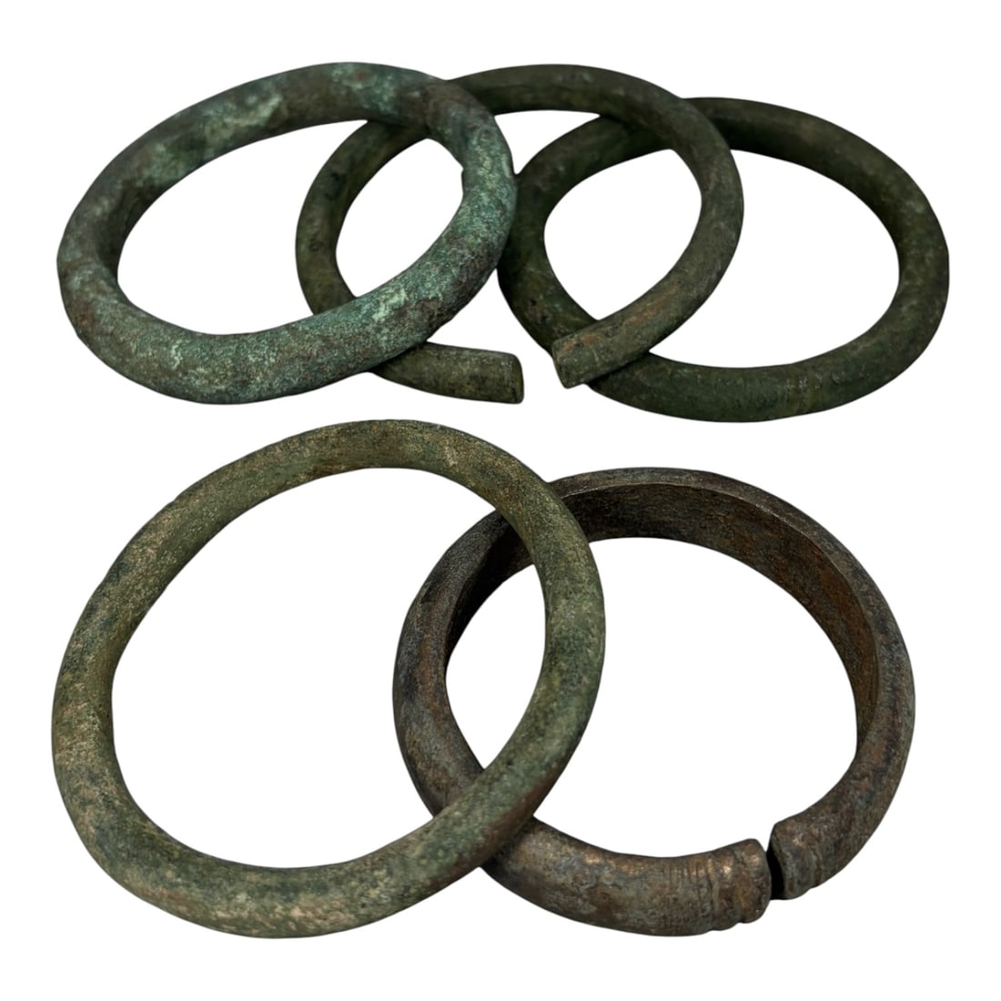 Lot of 5 Roman Bronze Bracelets, Circa 1st-4th Century CE, 89AG (1 of 1)
