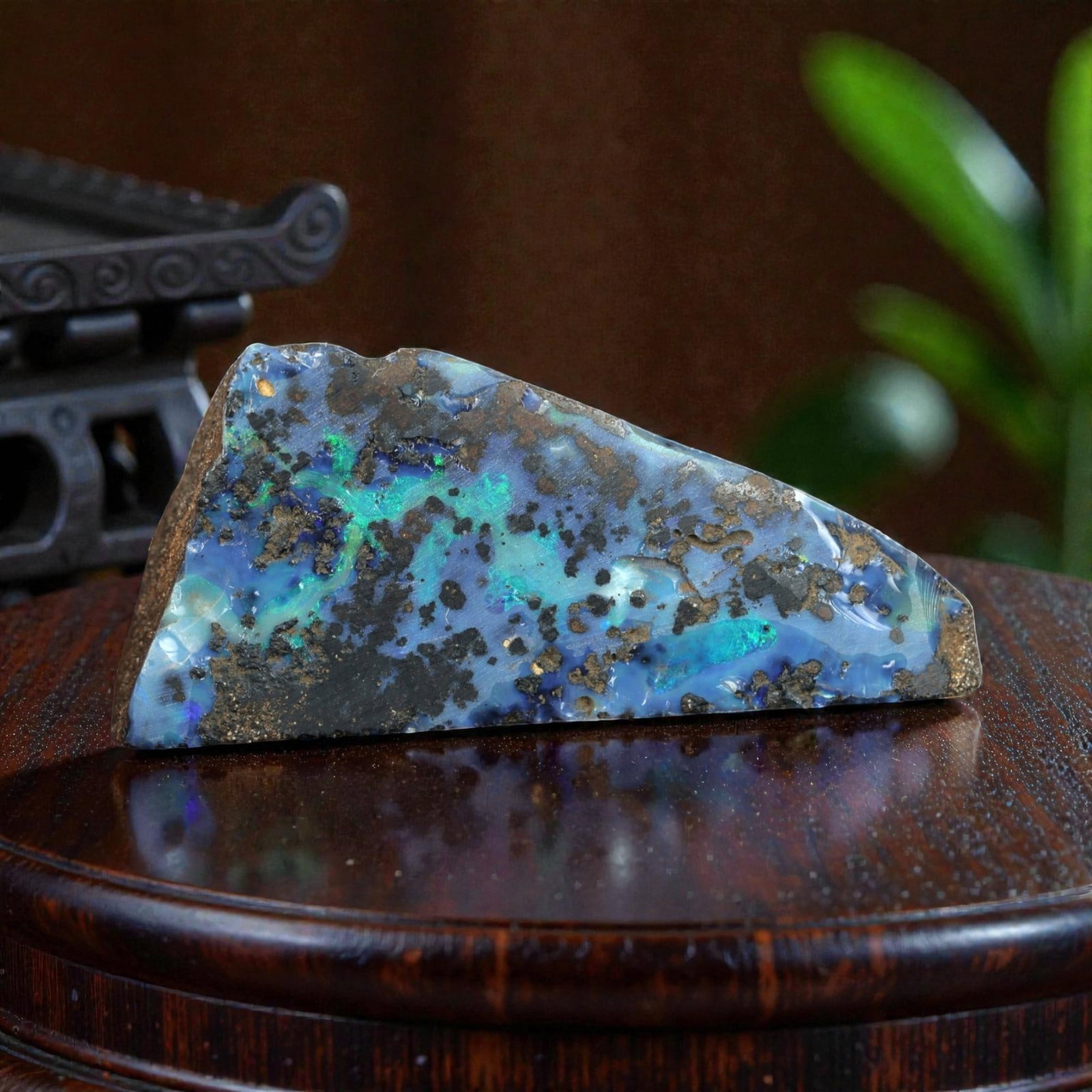 56.36 Carats Winton Boulder Opal Rough Specimen - Natural Queensland Origin, LZ94 (1 of 2)