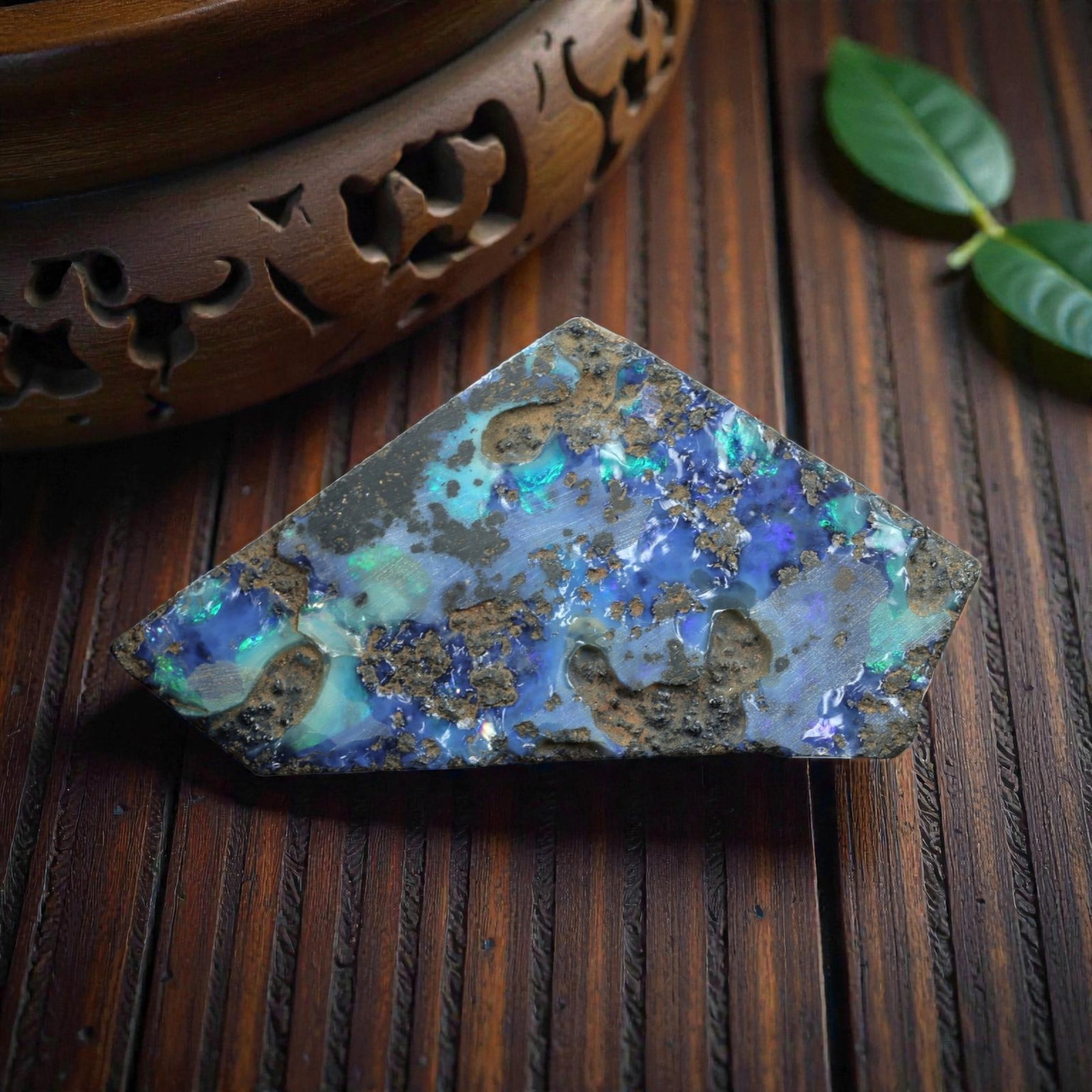 59.14 Carats Winton Boulder Opal Rough Specimen - Natural Queensland Origin, LZ87 (1 of 2)