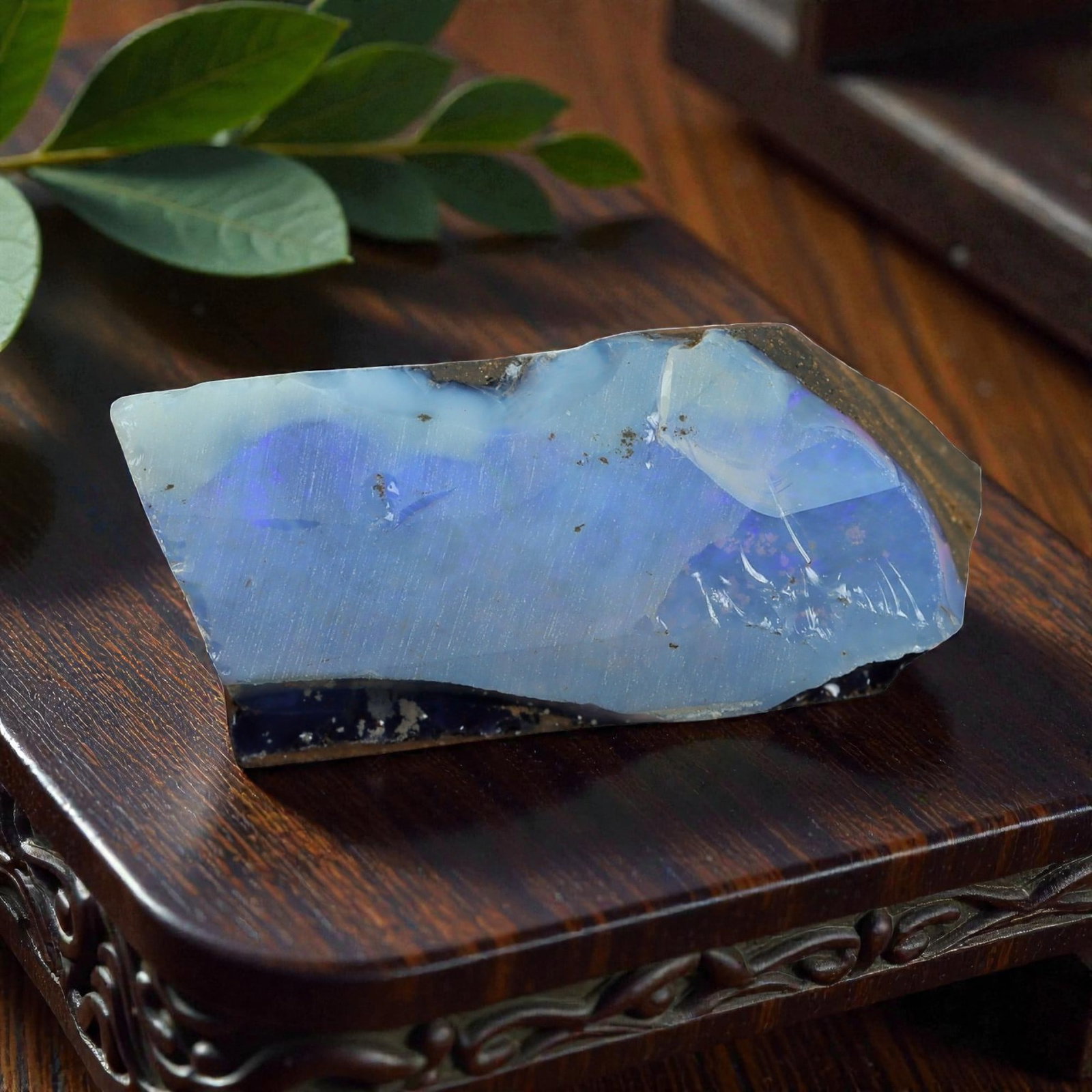 22.48 Carats Winton Boulder Opal Rough Slab - Natural Australian Stone, 44XP (1 of 2)