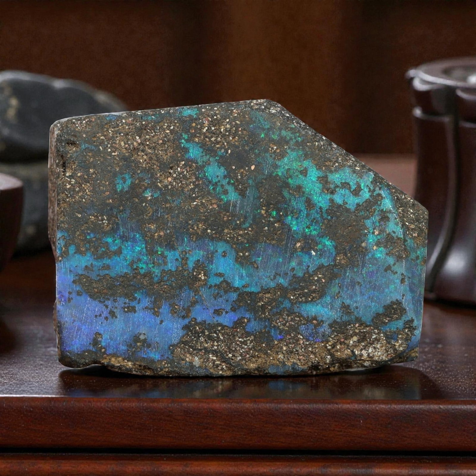 29.04 Carats Winton Boulder Opal Rough Specimen - Natural Queensland Origin, LZ97 (1 of 2)