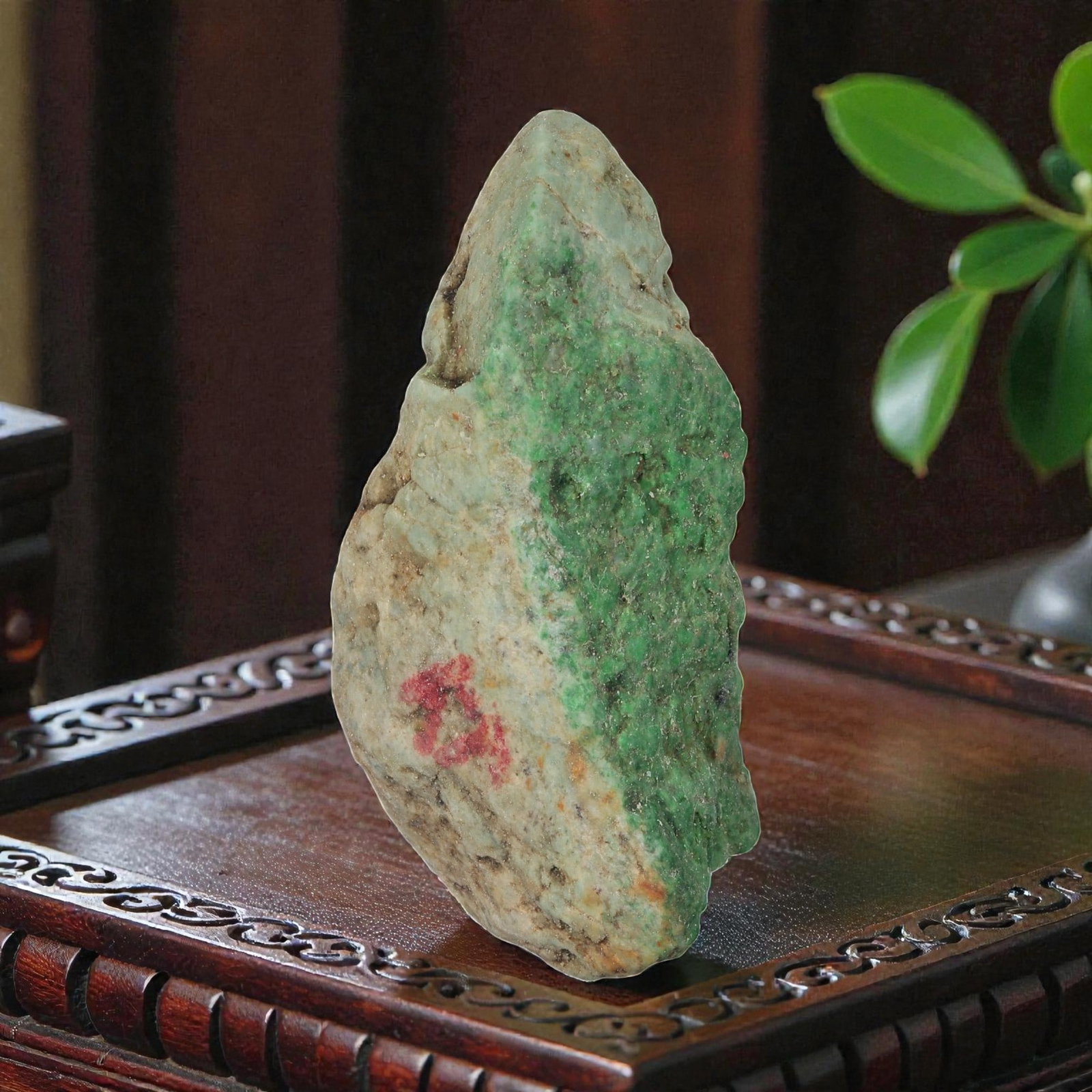 315Ct Natural Type A Burmese Jadeite Jade Rough Stone - Vivid Green Raw Material, 52EA (1 of 3)