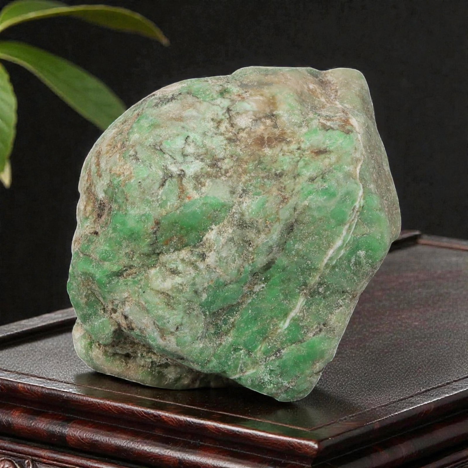 160Ct Natural Type A Burmese Jadeite Jade Rough Stone - Vivid Green Raw Material, 44EA (1 of 2)