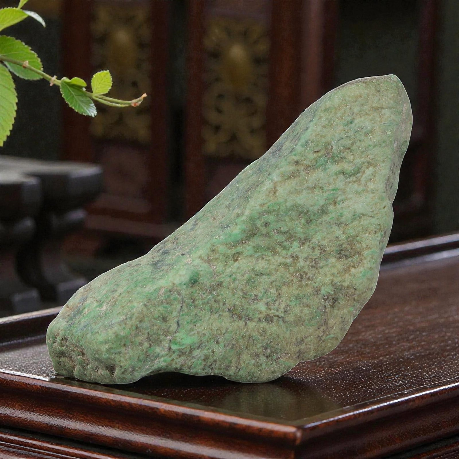 160Ct Natural Type A Burmese Jadeite Jade Rough Stone - Green Raw Material, 50EA (1 of 2)