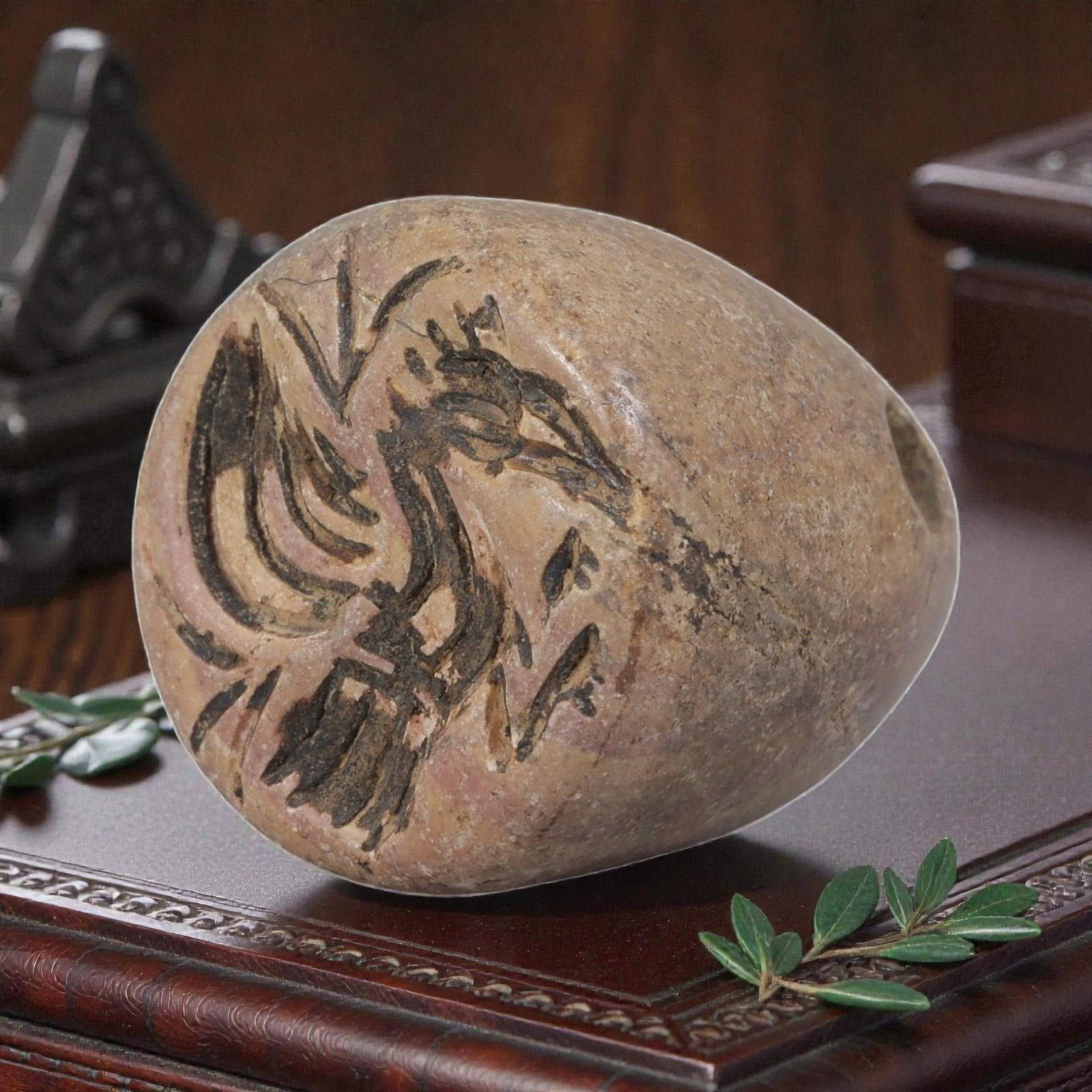 Ancient Near Eastern Steatite Zoomorphic Stamp Seal, 77YD (1 of 2)