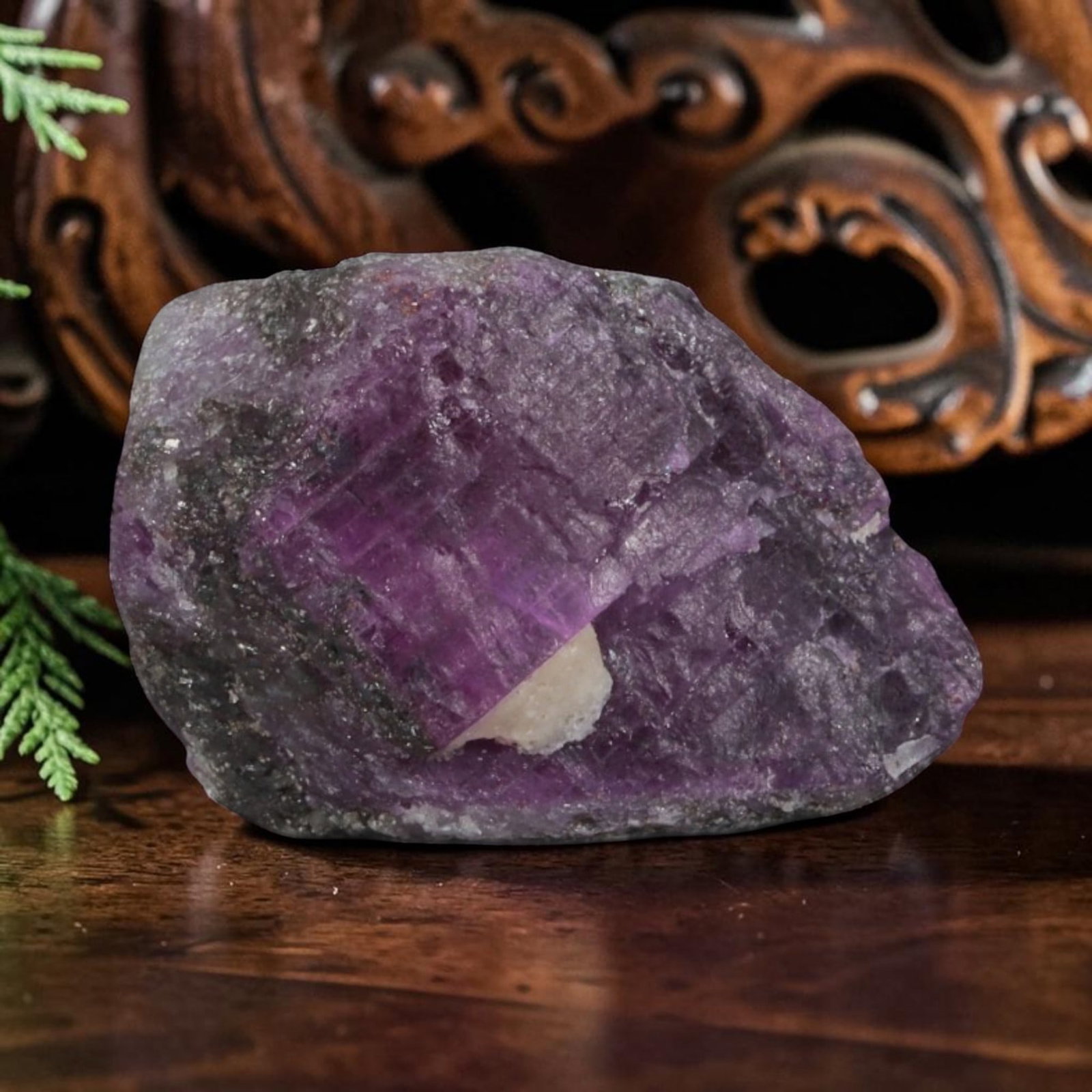 16.63ct Natural Mauritania Ruby Rough (Unheated), 90AM (1 of 2)