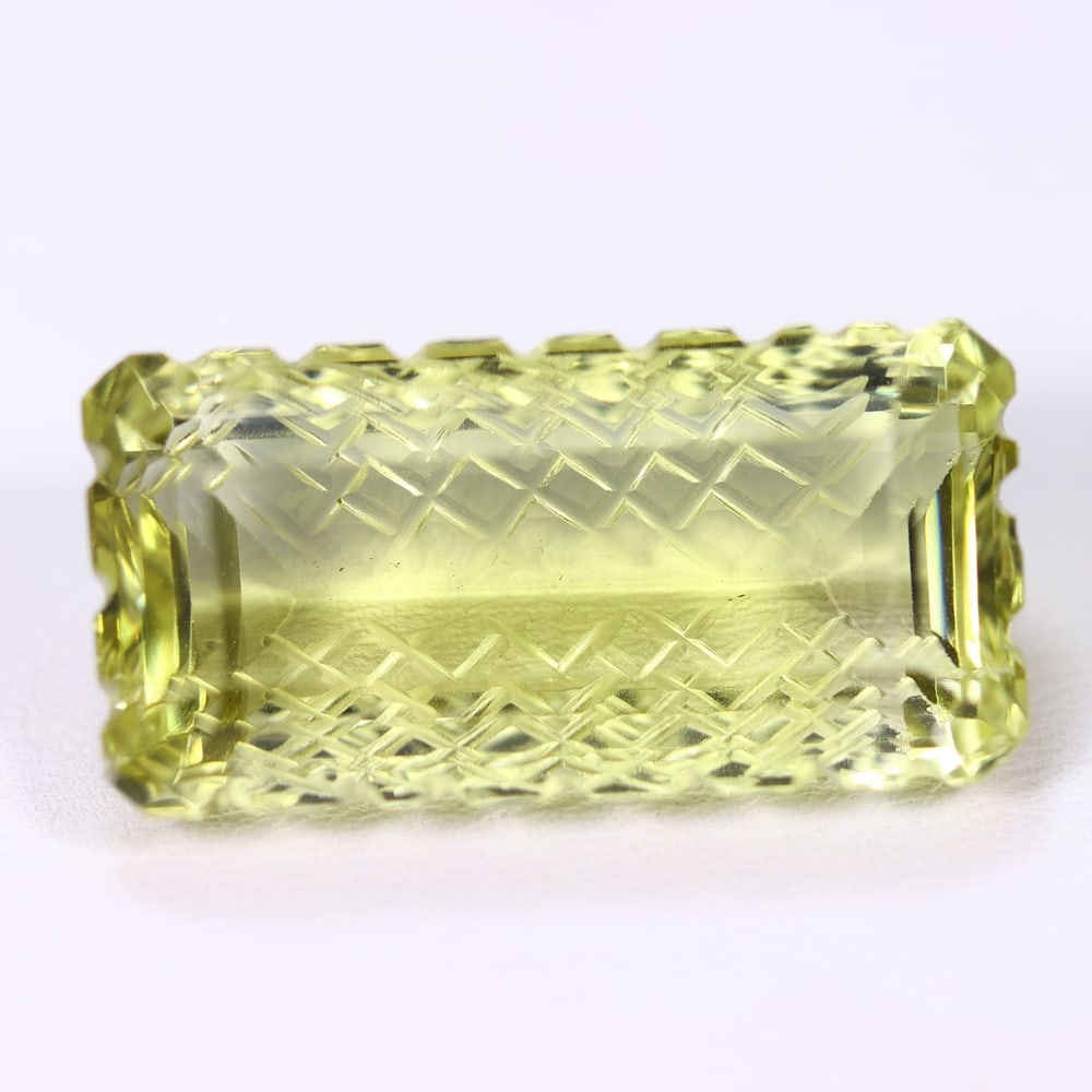 39.59Ct Lemon Carving Quartz - Polished Carving , 323E (1 of 4)