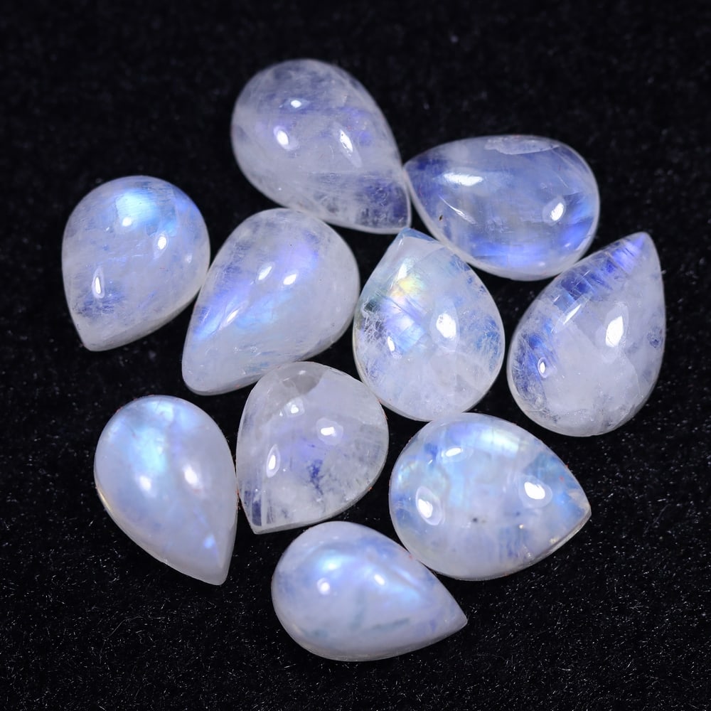 44.49Ct Moonstone Set - Cabochon Polished , 1141B: Ksmith Heritage Auctioneers Subject: Natural Moonstone Dimension: 12x9.1x4.8 mm Treatment: No Treatment Type: Cabochon, Polished
