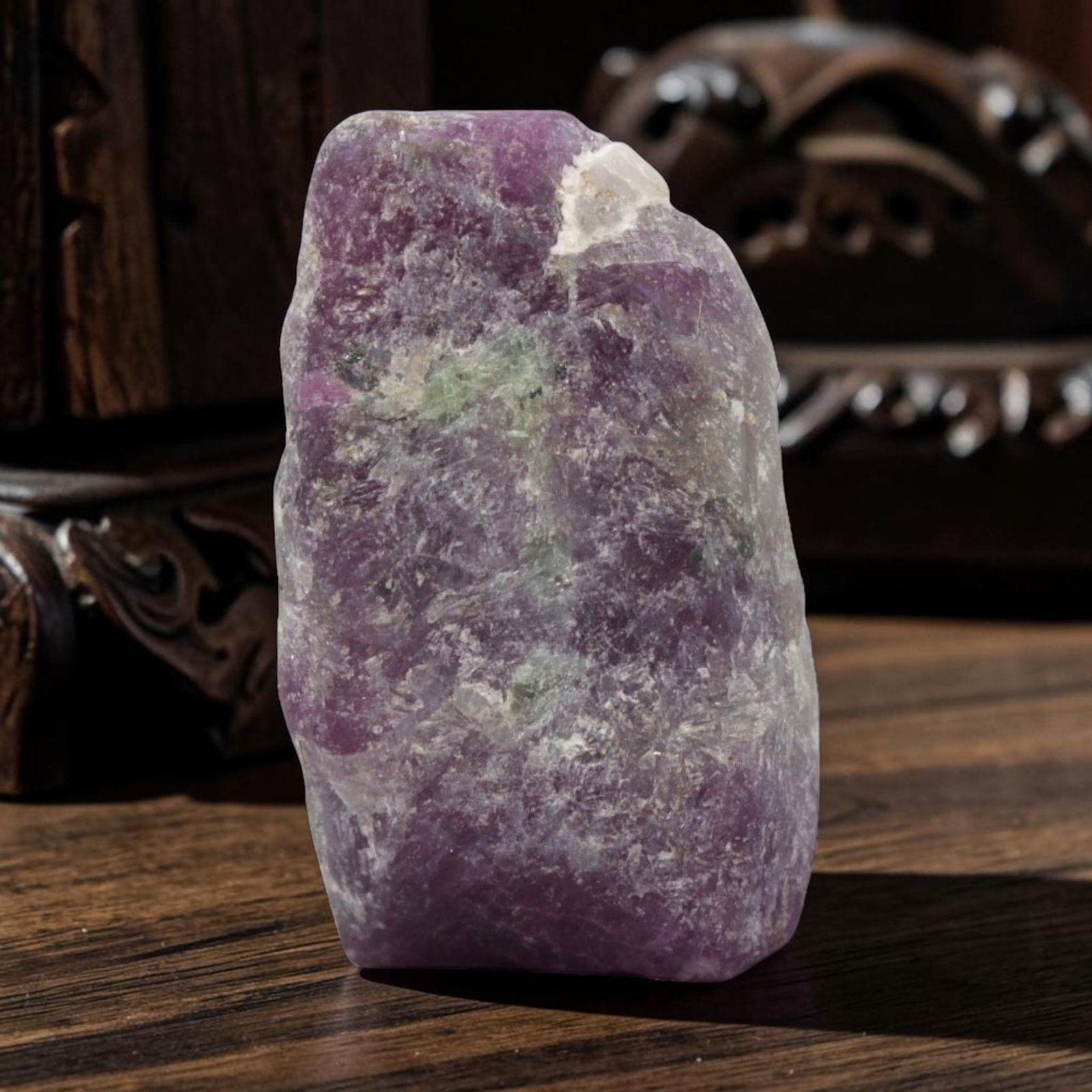 28.66ct Natural Mauritania Ruby Rough (Unheated), 75XE (1 of 2)