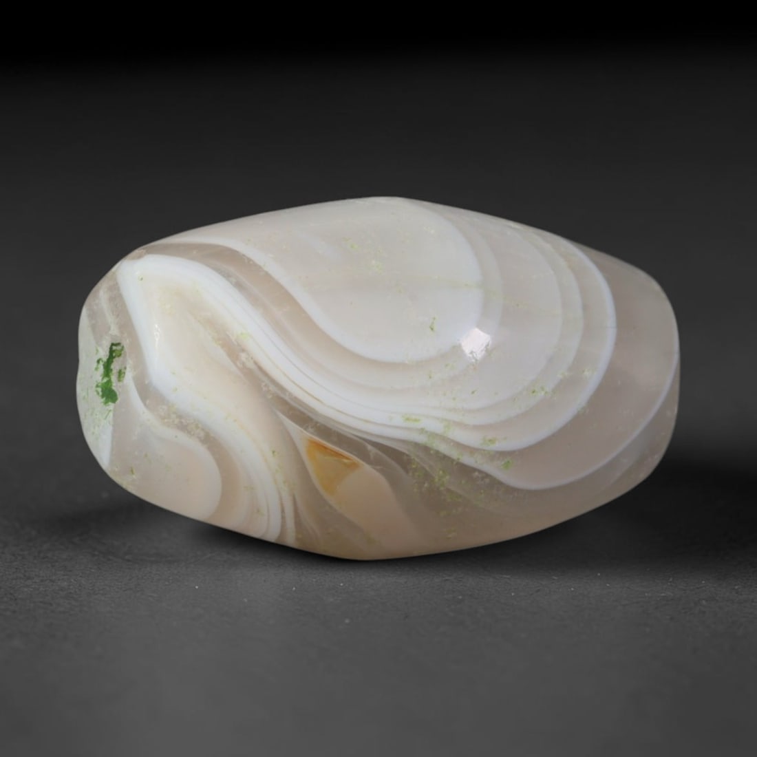 Ancient Indus Valley Harappan Civilization Banded Agate Barrel Bead (2600-1900 BCE), 31AD (1 of 1)