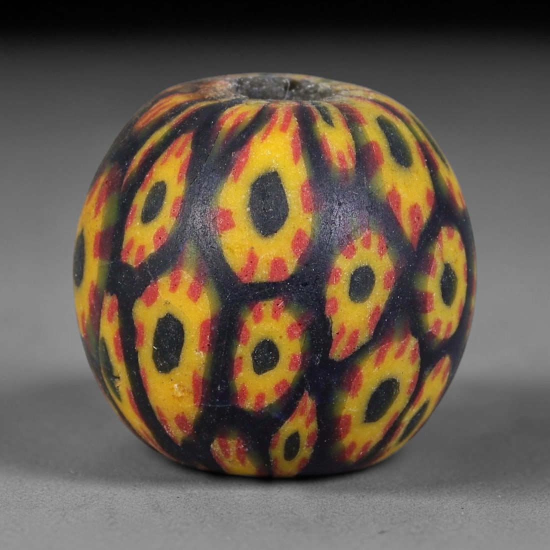 Antique Borneo Glass Trade Bead - 18mm Vintage Handcrafted Bead, 7AA: Antique Borneo glass beads hold deep cultural and historical significance within Southeast Asian maritime trade networks. For centuries, these glass spheres circulated as vital currency, ceremonial ta