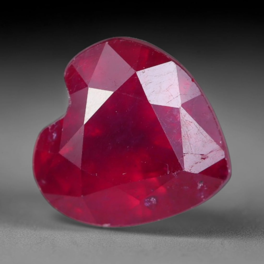 3.12 Carats Natural Madagascar Vivid Fuchsia Red Heated Ruby Loose Gemstone, 82AG: This vivid fuchsia red Madagascar ruby displays rich saturated red tone with subtle natural internal mineral traces that showcase genuine earth-grown character, measured at 8.1x6mm, the intense warm c