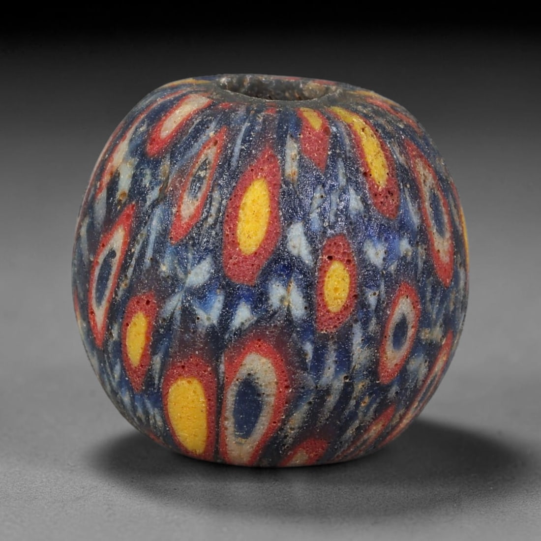 Antique Borneo Glass Trade Bead - 18mm Vintage Handcrafted Bead, 13AA: Antique Borneo glass beads hold deep cultural and historical significance within Southeast Asian maritime trade networks. For centuries, these glass spheres circulated as vital currency, ceremonial ta