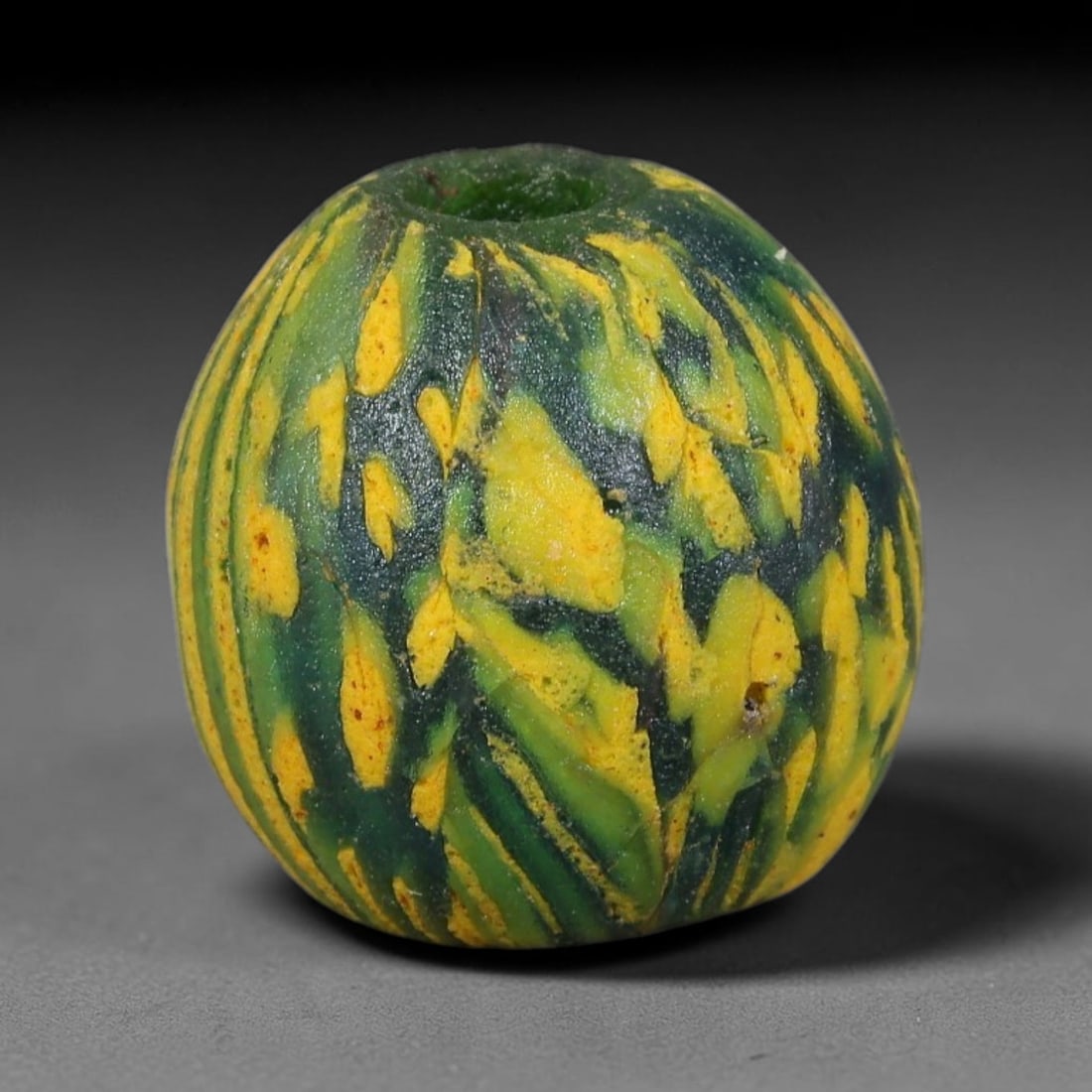 Antique Borneo Glass Trade Bead - 17mm Vintage Handcrafted Bead, 29AA: Antique Borneo glass beads hold deep cultural and historical significance within Southeast Asian maritime trade networks. For centuries, these glass spheres circulated as vital currency, ceremonial ta