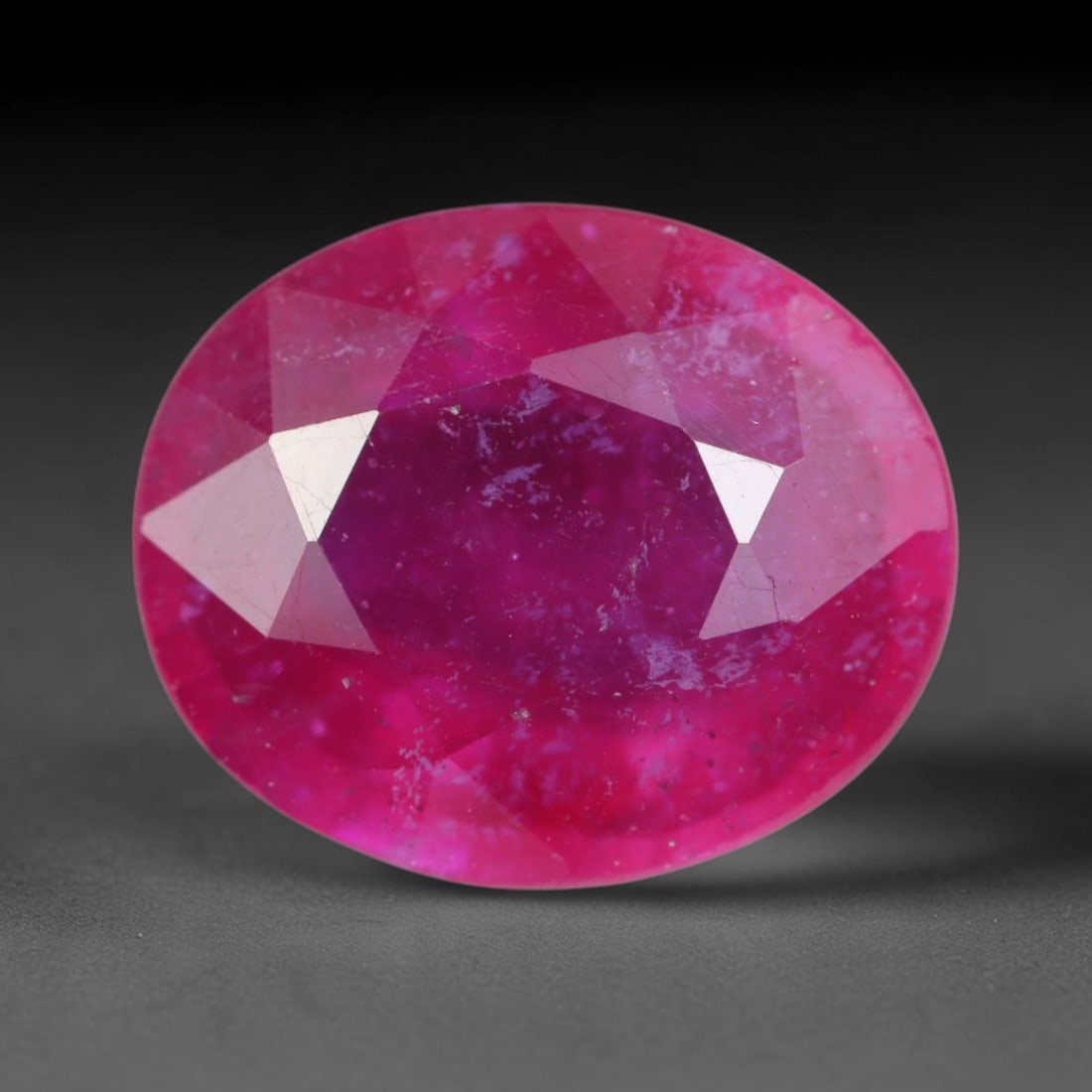 5.60 Carats Natural Madagascar Vivid Magenta Red Ruby Loose Gemstone, 59AH (1 of 1)
