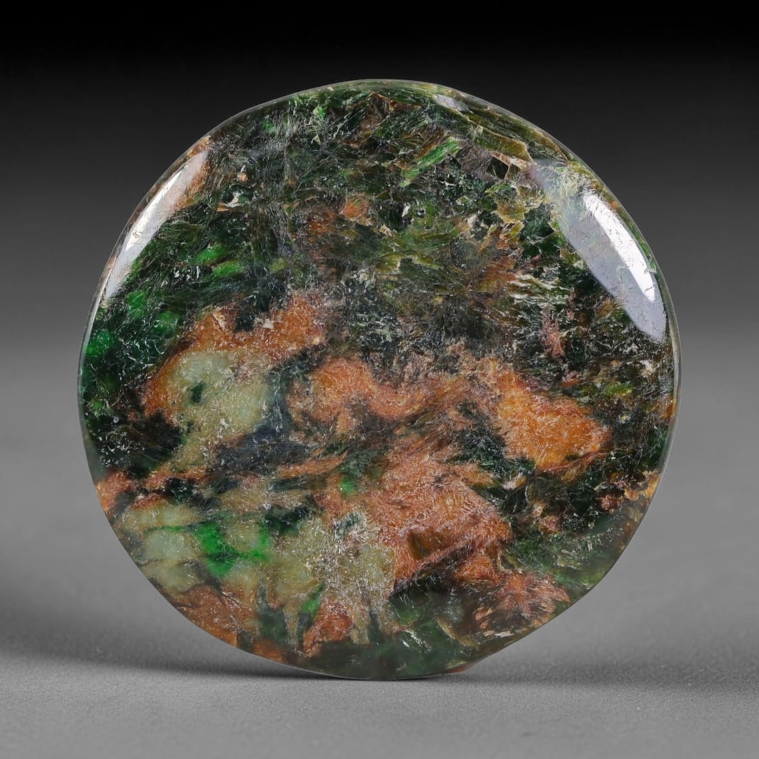33.07ct Natural Burmese Type A Jadeite Jade Cabochon, 23AL: This single loose natural Burmese Type A jadeite jade cabochon, fully untreated with no dyeing, bleaching or resin impregnation, this genuine Type A jade retains its all-natural crystalline structure 