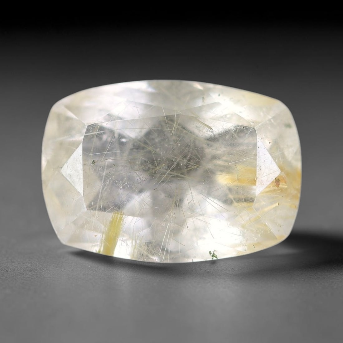 8.46 Carats Natural Brazil Golden Needle Rutile Quartz Loose Gemstone, 56FG (1 of 1)
