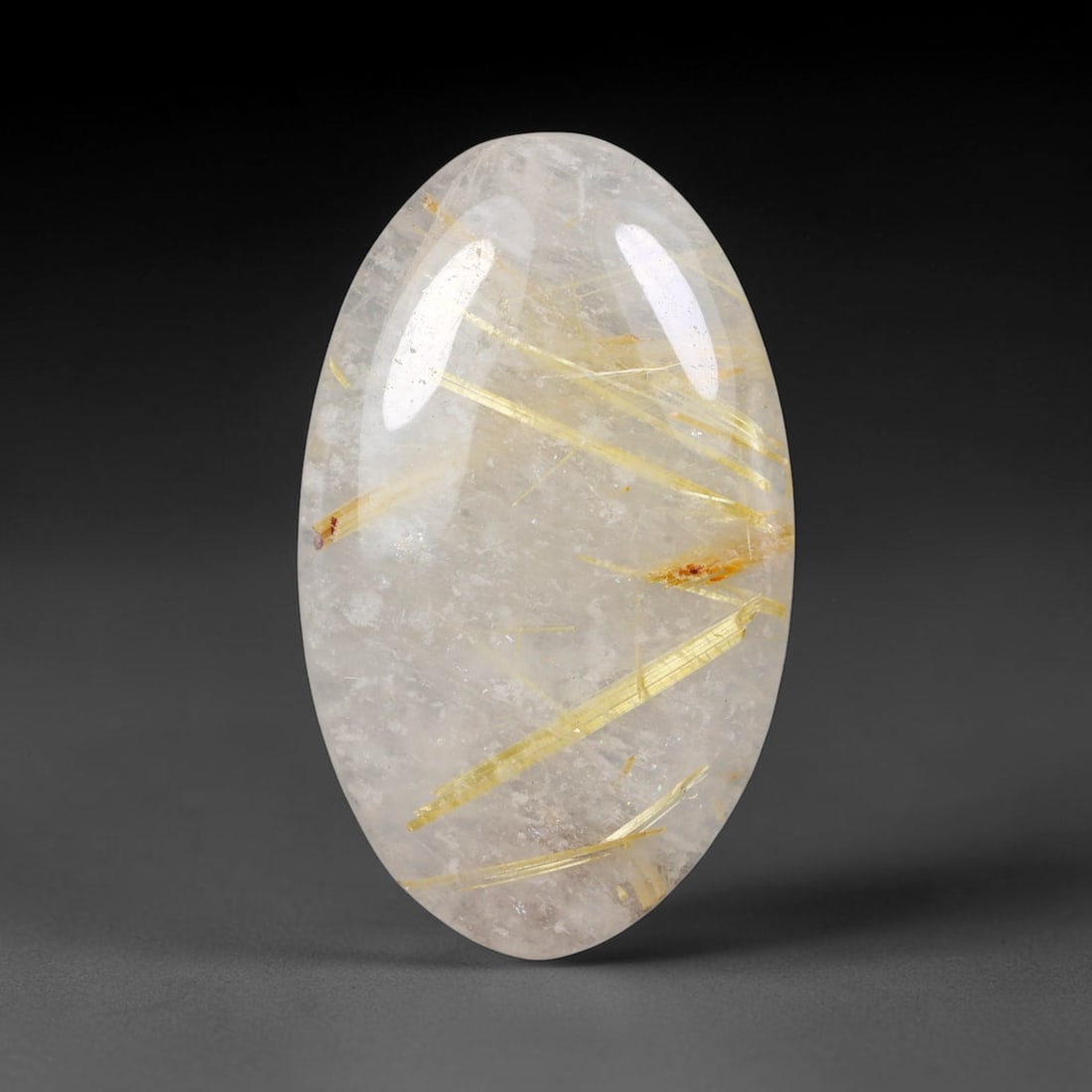 21.71 Carats Natural Brazil Golden Needle Rutile Quartz Loose Gemstone, 97FG (1 of 1)