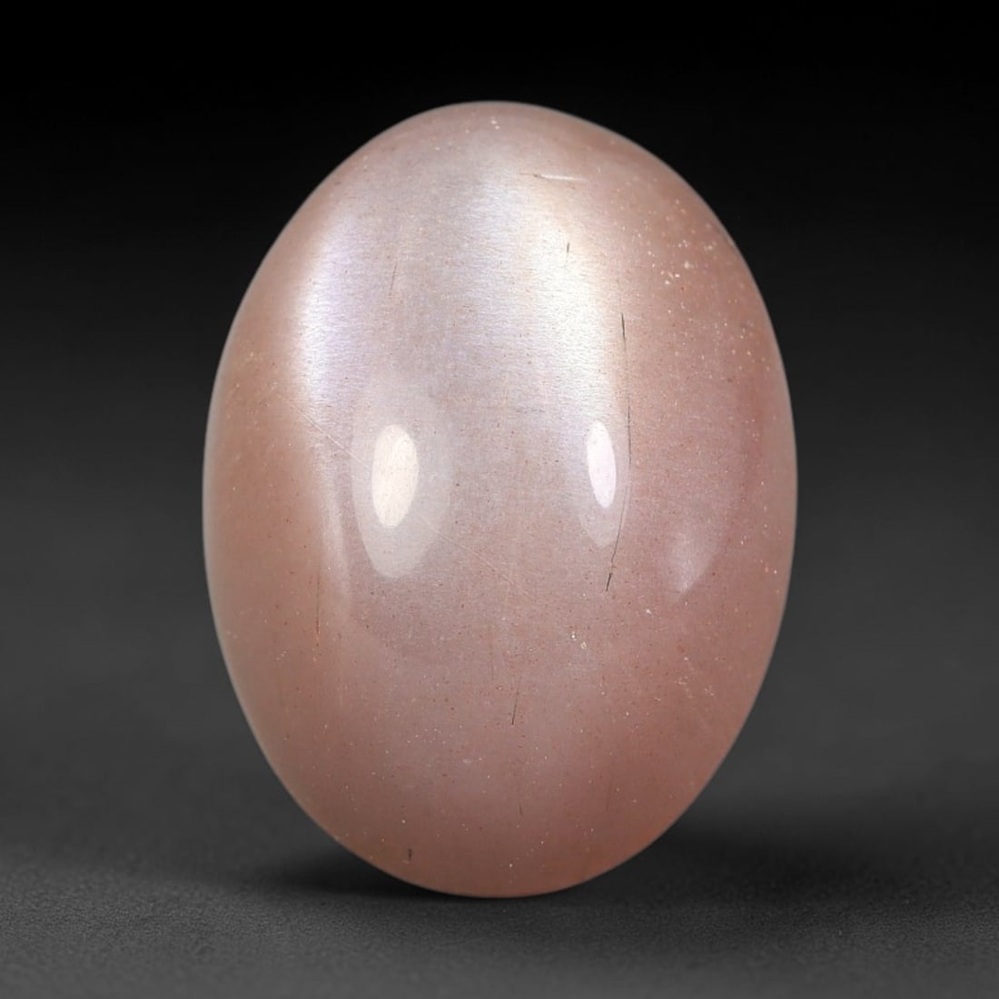 13.10 Carats Natural Ceylon Warm Peach Moonstone Loose Gemstone, 77FE (1 of 1)