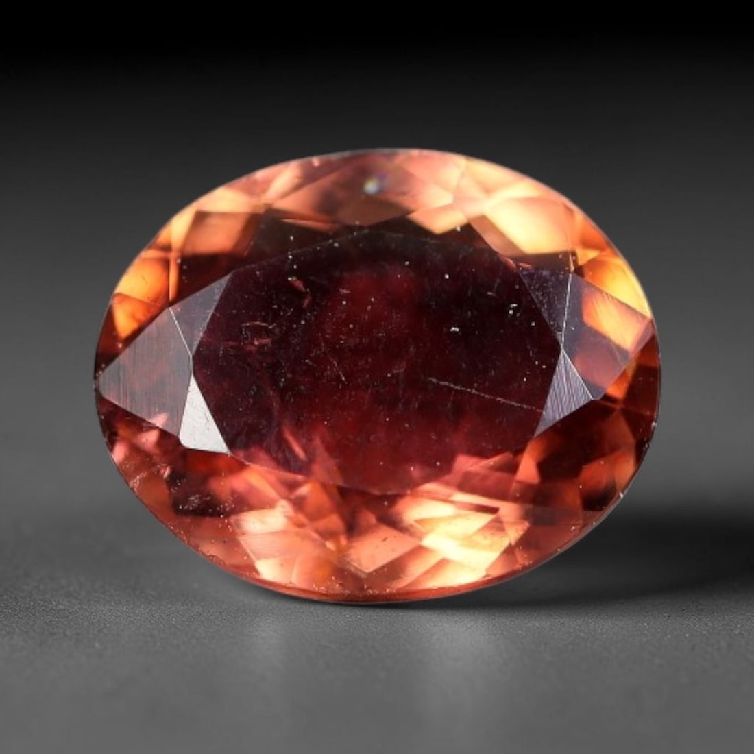 1.38 Carats Natural Mozambique Fancy Color Tourmaline Loose Gemstone, 16FM: This Mozambique fancy color tourmaline carries physical measurements of 8.2x6.6x3.4mm, representing a fine example of collectible fancy tourmaline sourced from established Mozambican mineral deposits 