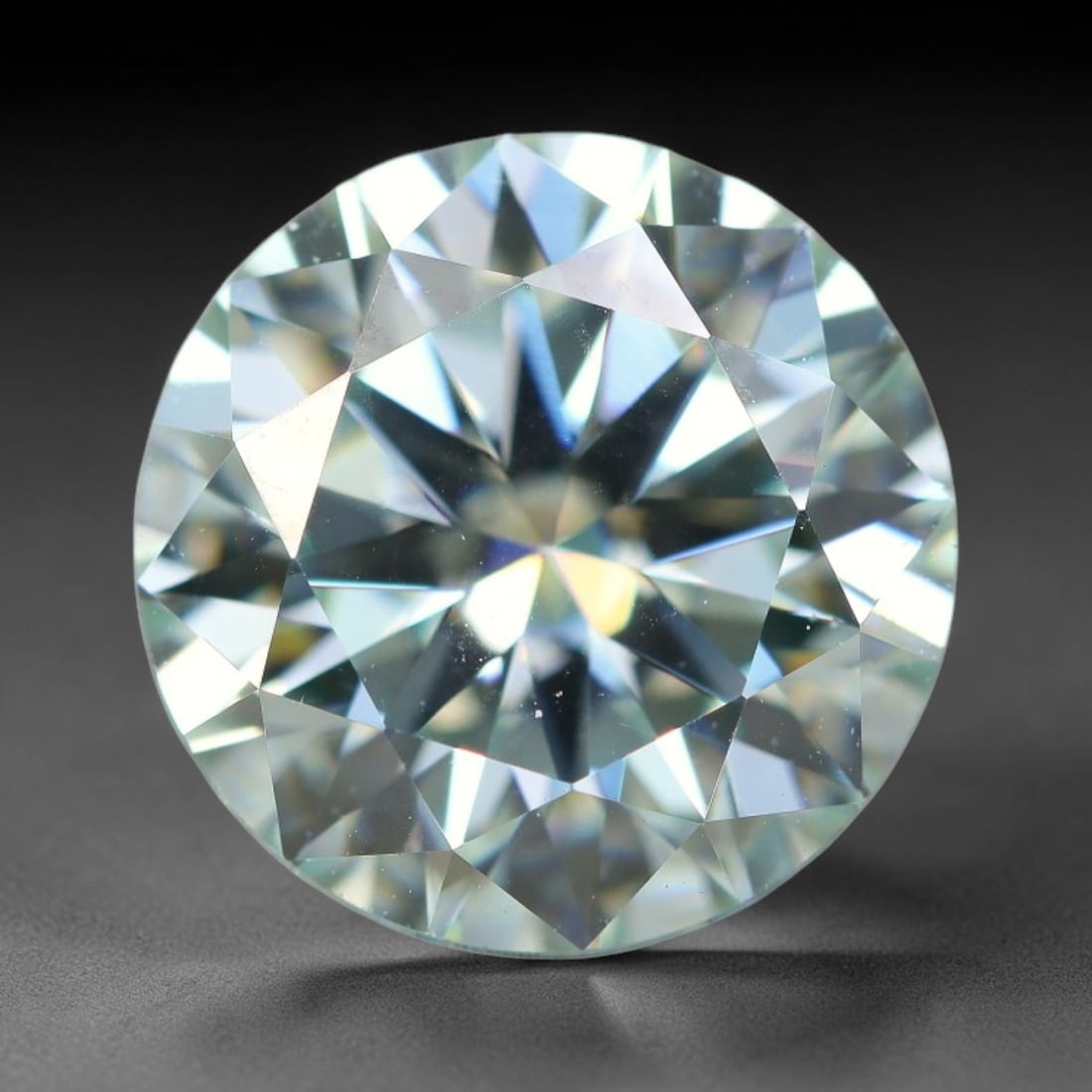 2.58 Carats Natural Cool White Moissanite Loose Gemstone, 7FL (1 of 1)