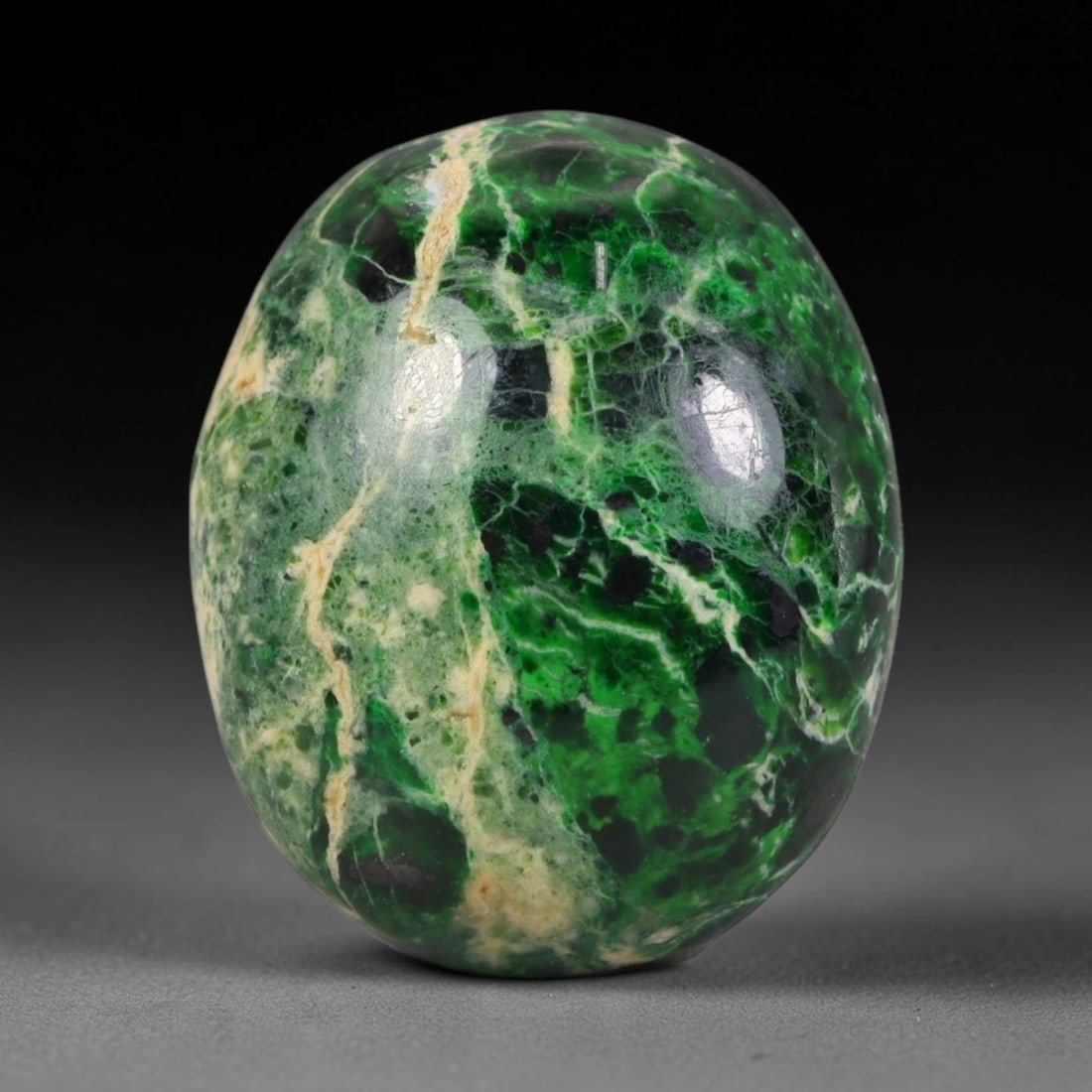 28.28ct Natural Burmese Type A Jadeite Jade Cabochon, 53AL: This single loose natural Burmese Type A jadeite jade cabochon, fully untreated with no dyeing, bleaching or resin impregnation, this genuine Type A jade retains its all-natural crystalline structure 