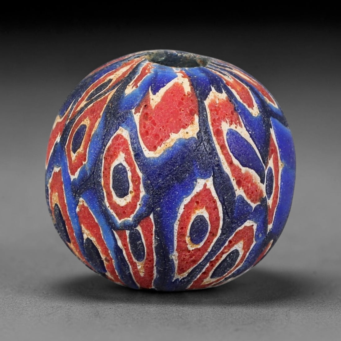 Antique Borneo Glass Trade Bead - 18mm Vintage Handcrafted Bead, 12AA: Antique Borneo glass beads hold deep cultural and historical significance within Southeast Asian maritime trade networks. For centuries, these glass spheres circulated as vital currency, ceremonial ta