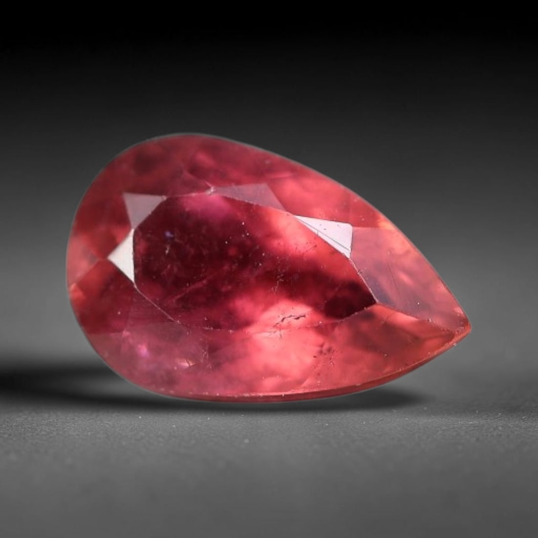 1.10 Carats Natural Mozambique Fancy Color Tourmaline Loose Gemstone, 2FM: This Mozambique fancy color tourmaline carries physical measurements of 8.2x5.2x3.9mm, representing a fine example of collectible fancy tourmaline sourced from established Mozambican mineral deposits 