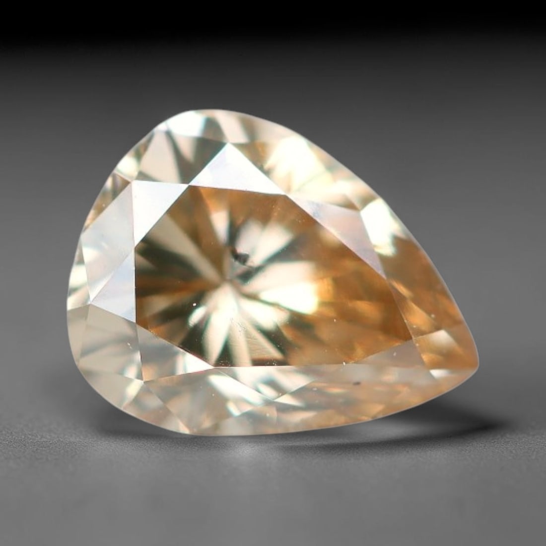 0.33ct Untreated Natural Fancy Diamond Loose Gemstone, 91BH: This fully polished untreated natural fancy diamond features inherent internal mineral markings characteristic of natural diamond formation, measured at calibrated dimensions of 5.1x4x2.6mm. Precision