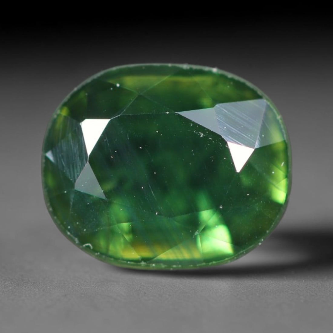 1.15ct Natural Australian Teal Faceted Sapphire Loose Gemstone, 33BA: This skillfully faceted sapphire features rich saturated body tone with fine microscopic mineral inclusions scattered evenly across its polished reflective planes within its 6.3x5.2x3.3mm calibrated d