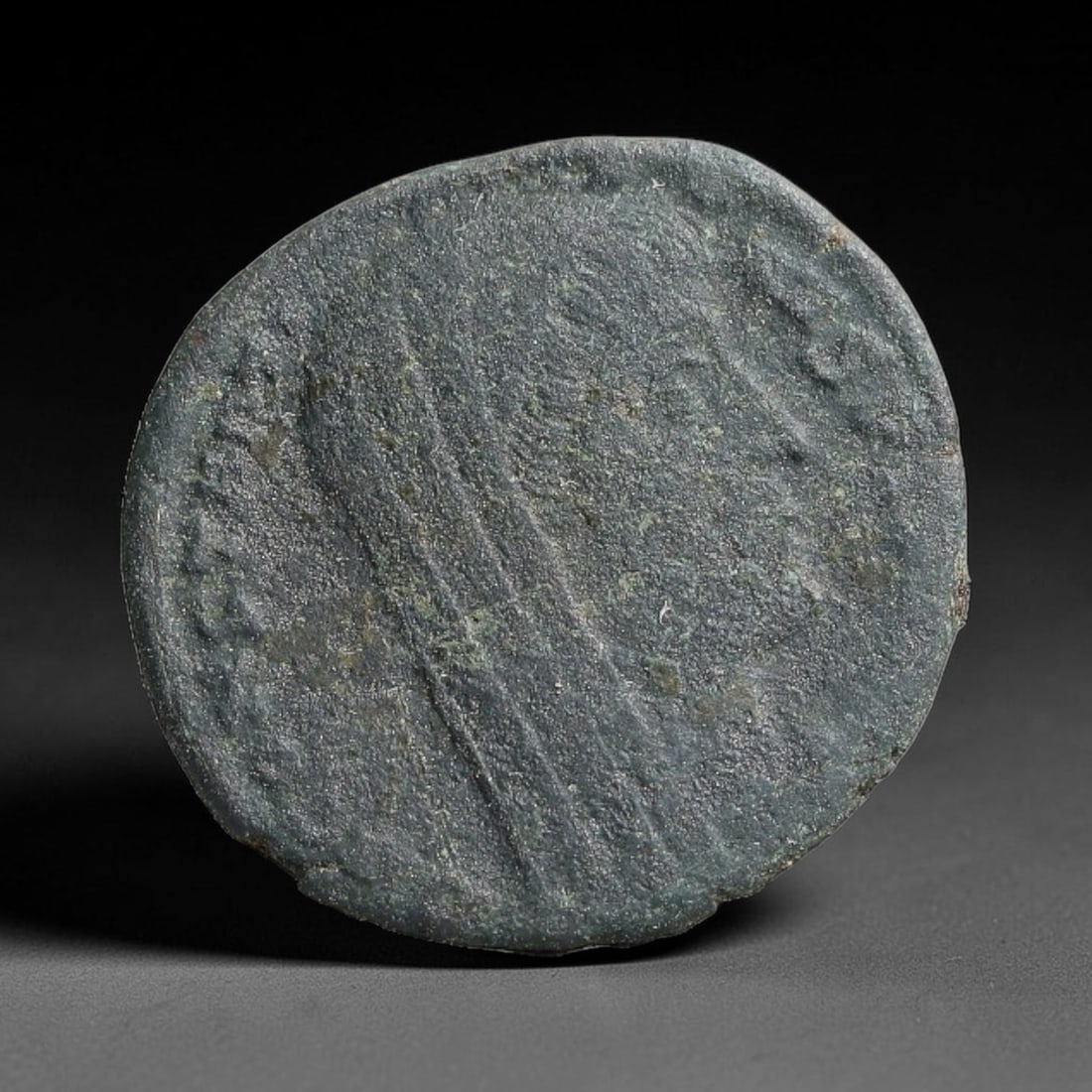 Authentic Ancient Imperial Roman Provincial AE Bronze Coin Original Burial Patina, 24BT: This genuine ancient bronze provincial coin originates from the Imperial Roman era, minted at regional provincial mints throughout the Roman Empire to facilitate local trade and civic economic activit