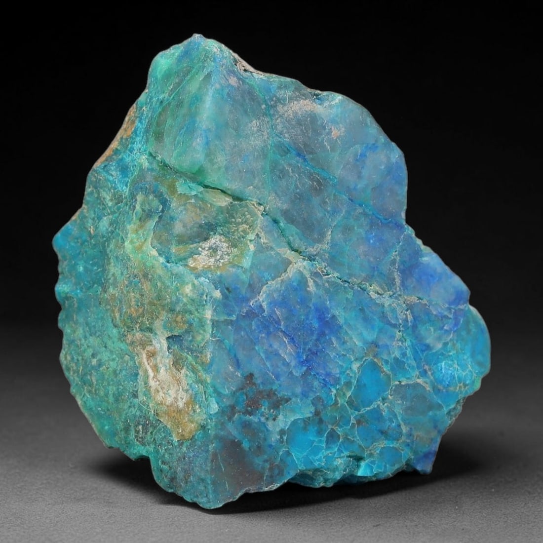 110ct Natural Peruvian Chrysocolla Polished Slab Rough, 70AR, 70AR (1 of 1)